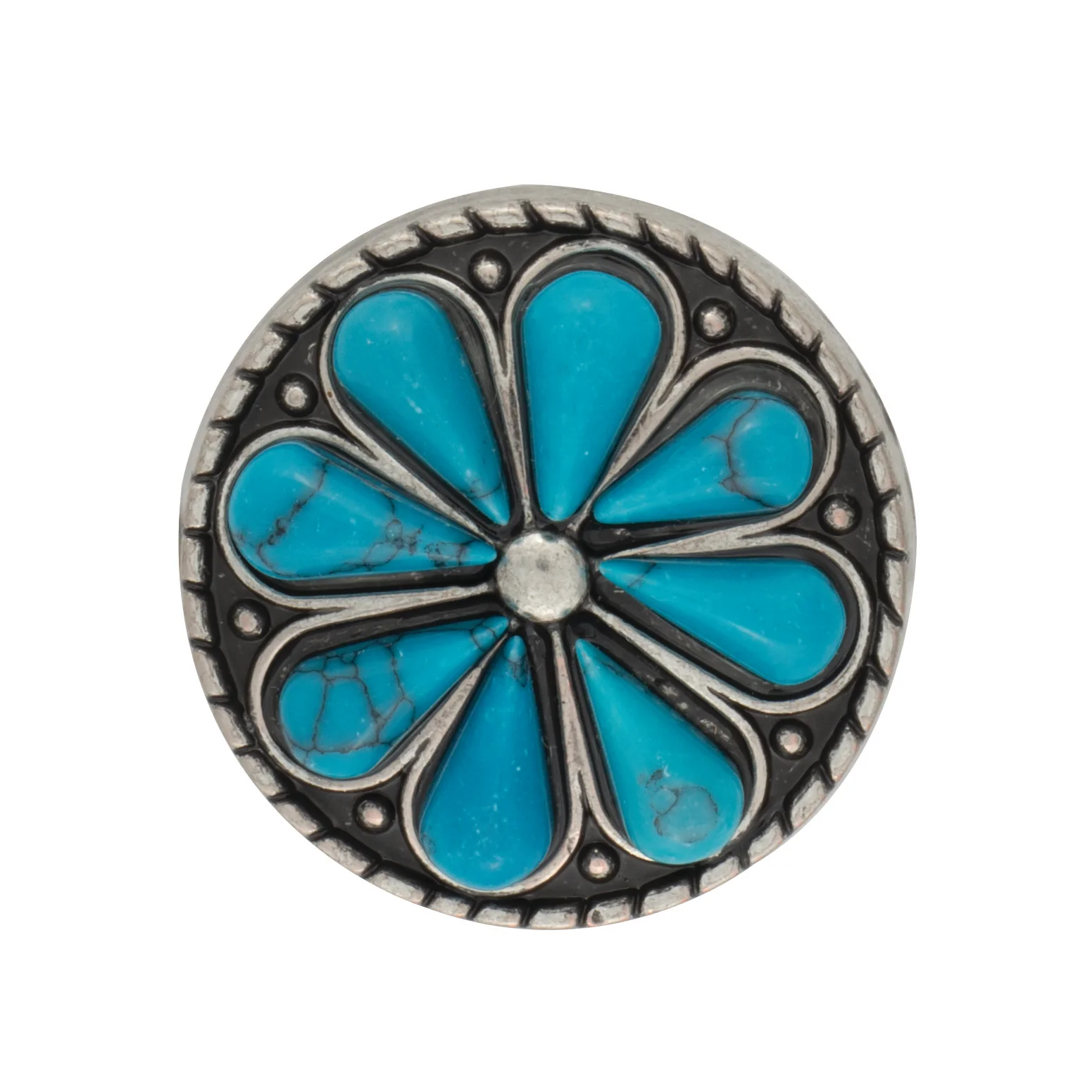 Turquoise Flower Concho 1 10394-turquoise-flower-concho-1.webp