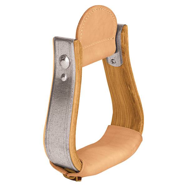 Wooden Stirrups with Leather Treads, Visalia 1 10873-wooden-stirrups-with-leather-treads-visalia-1.jpg