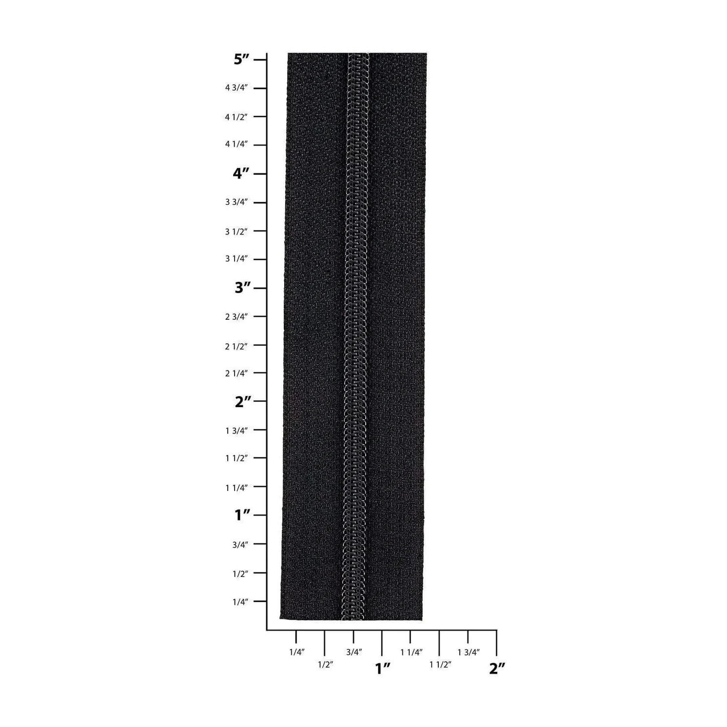 1451–4-5-black-ykk-coil-zipper-tape-nylon-4-5c-blk-1.webp