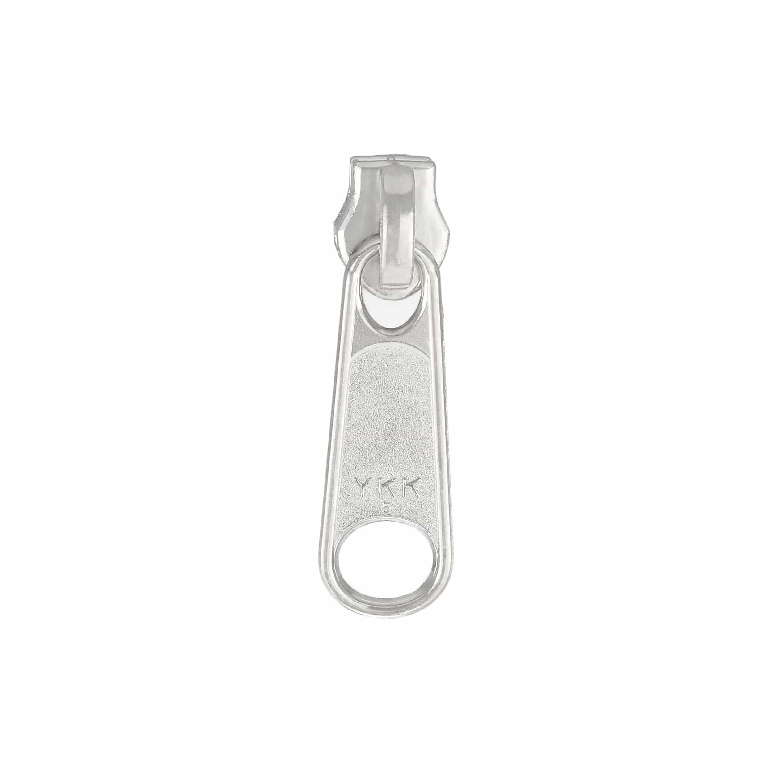 #4.5 Nickel, Coil, YKK Long Tab Semi-Swivel Slider, Zinc Alloy, #4.5C-1-NP