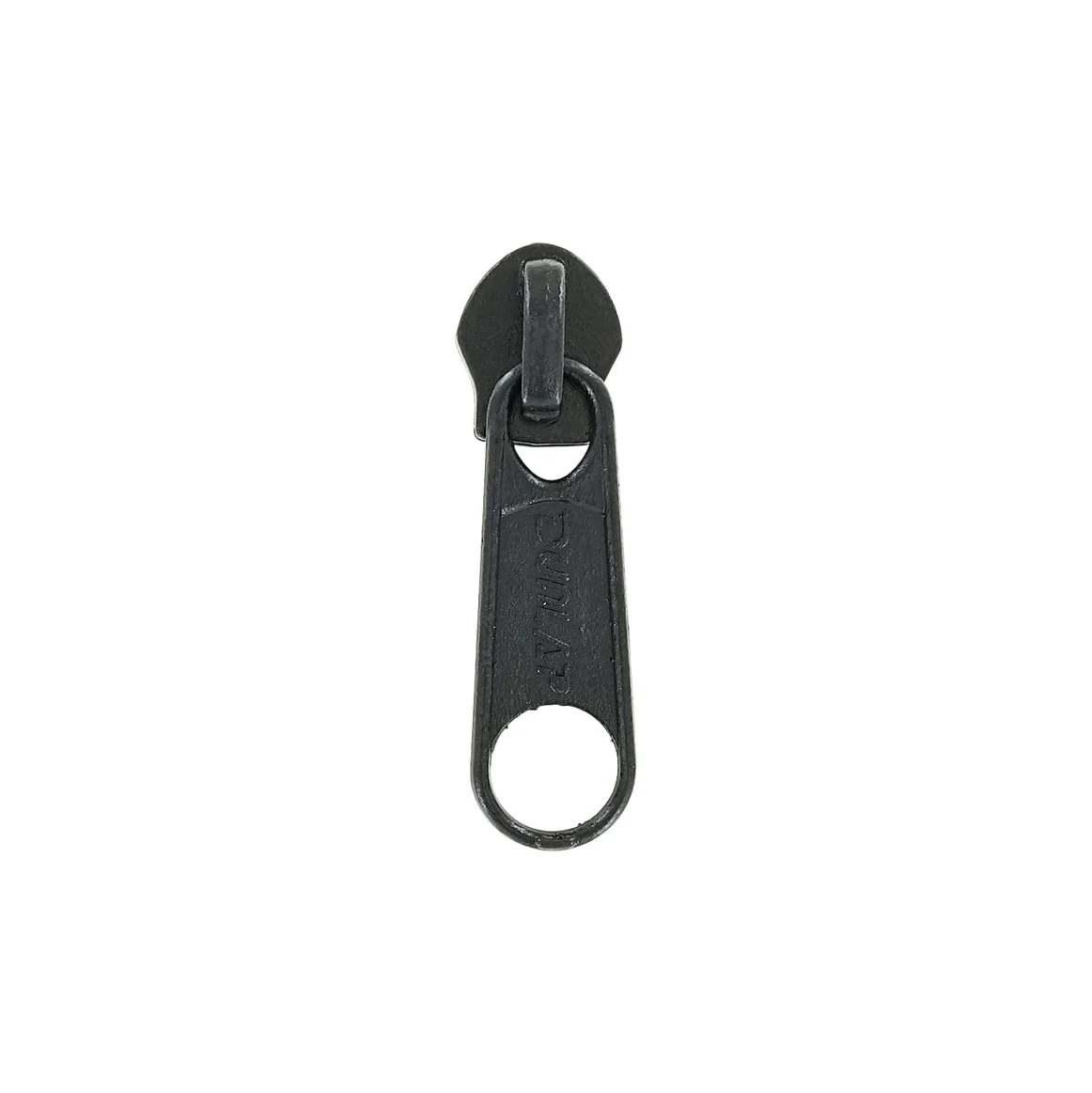 #5 Black, Coil, Dunlap Long Tab Semi-Swivel Zipper Slider, Zinc Alloy, #DC5-1-BLK