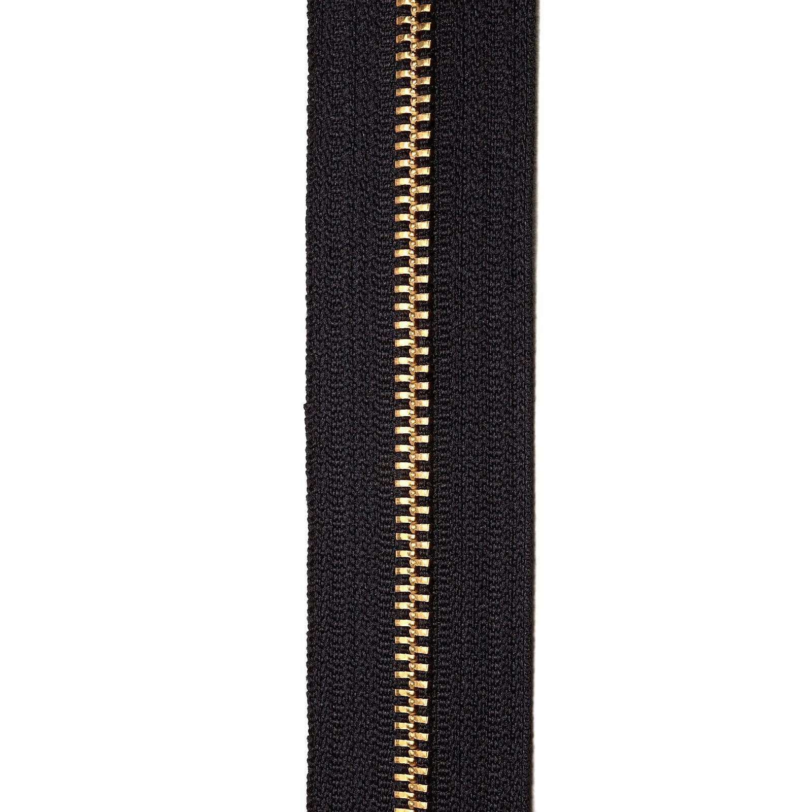 #5 Black, YKK Metal Chain Zipper Tape with Brass Teeth, #5M-BLK-B 1 1640–5-black-ykk-metal-chain-zipper-tape-with-brass-teeth-5m-blk-b-1.jpg
