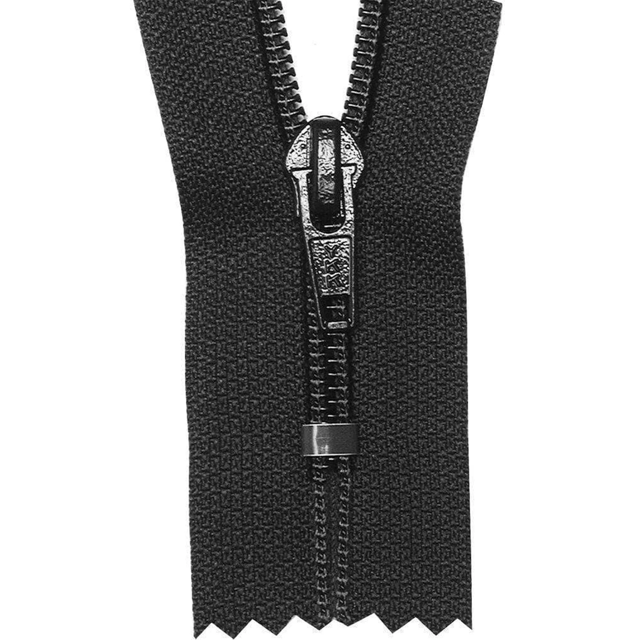 #5 Coil, Black, 10" YKK Closed End Boot Zipper, Nylon, #560-10-BLK