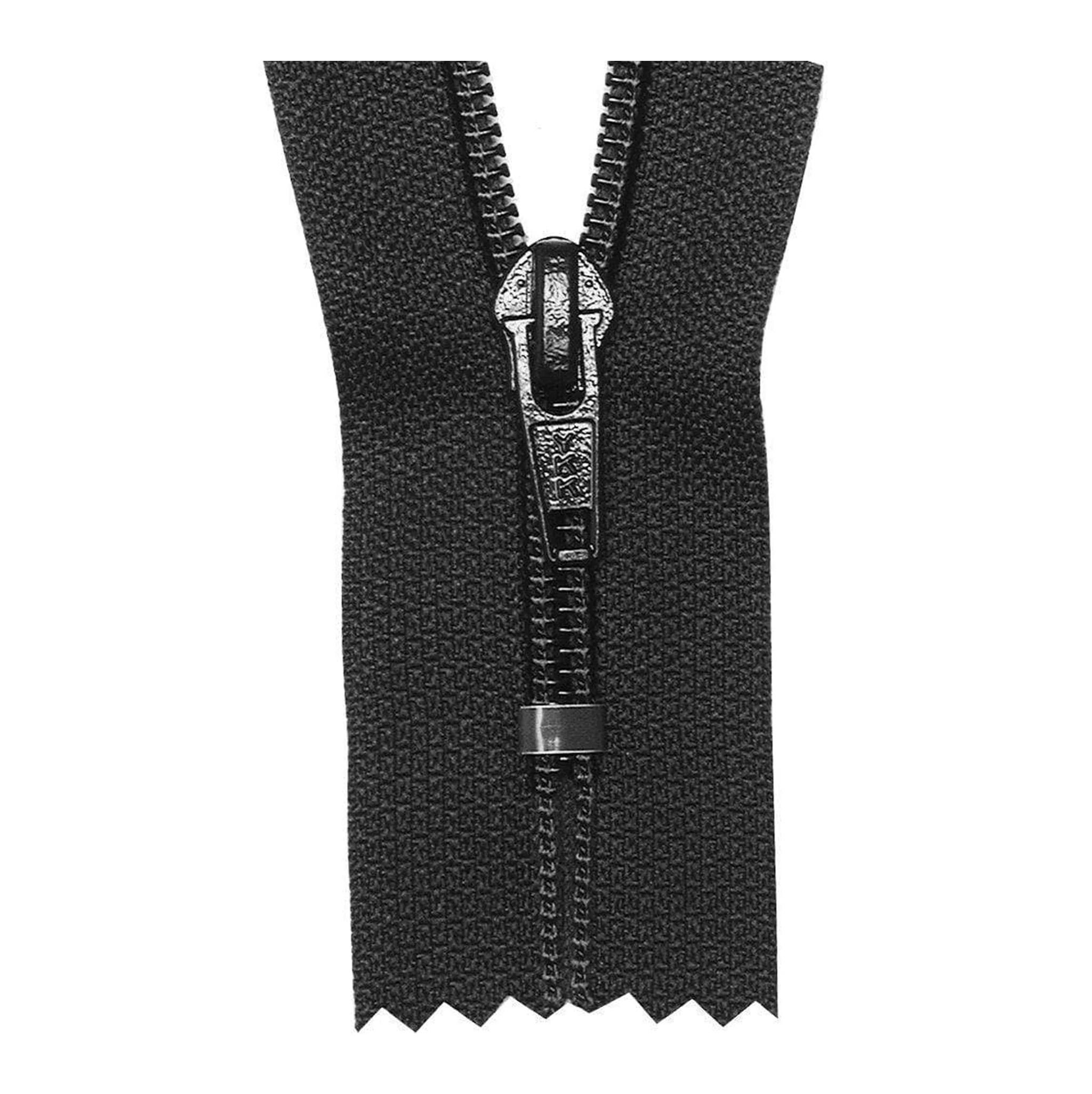 #5 Coil, Black, 12" YKK Closed End Boot Zipper, Nylon, #560-12-BLK