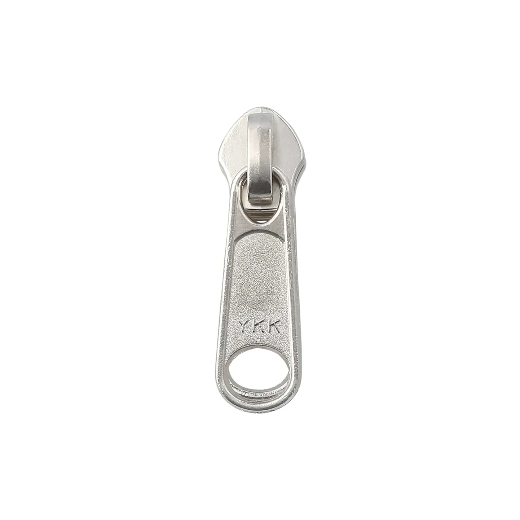 #5 Nickel, Coil, YKK Long Tab Reversible Zipper Slider, Zinc Alloy, #5CN-5-NP
