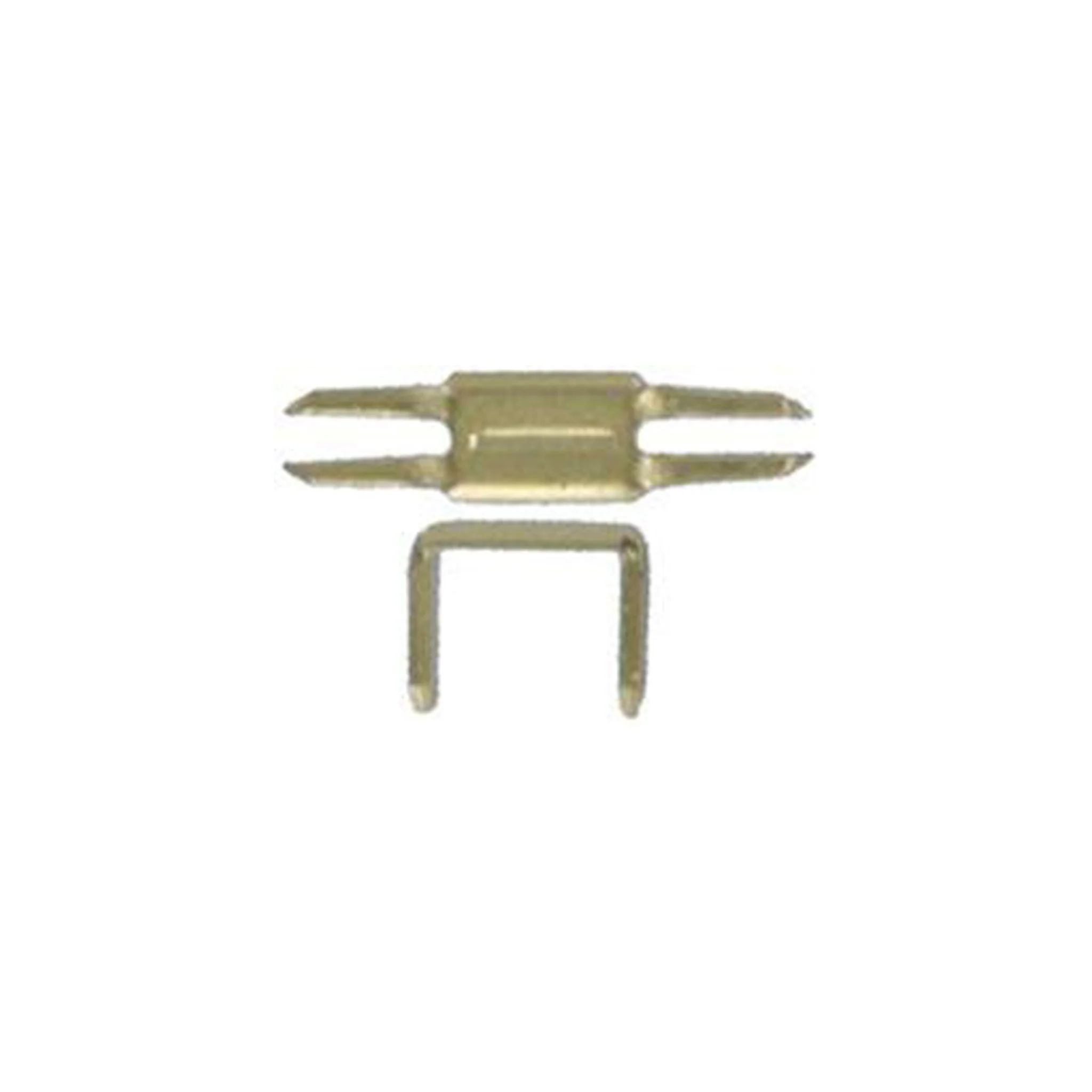 #7 Brass, YKK 4-Prong Bottom Stop, Zinc Alloy-PK10, #7M-4P-BP