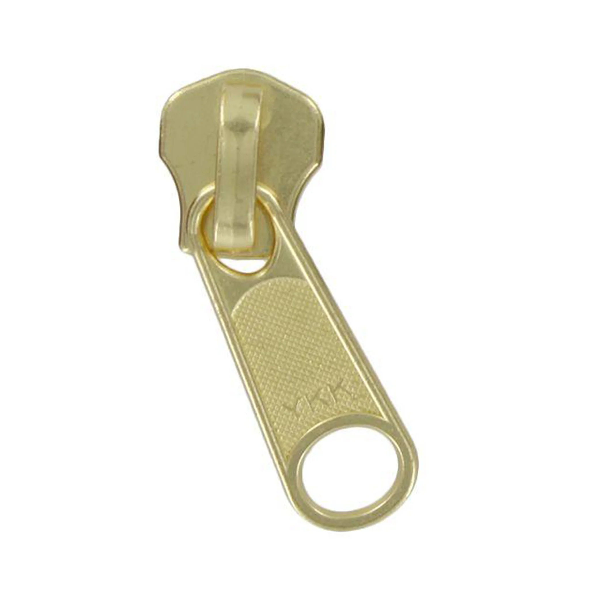 #8 Brass, Metal, YKK Long Tab Semi-Swivel Zipper Slider, Zinc Alloy, #8M-2-BP 1 2146–8-brass-metal-ykk-long-tab-semi-swivel-zipper-slider-zinc-alloy-8m-2-bp-1.webp