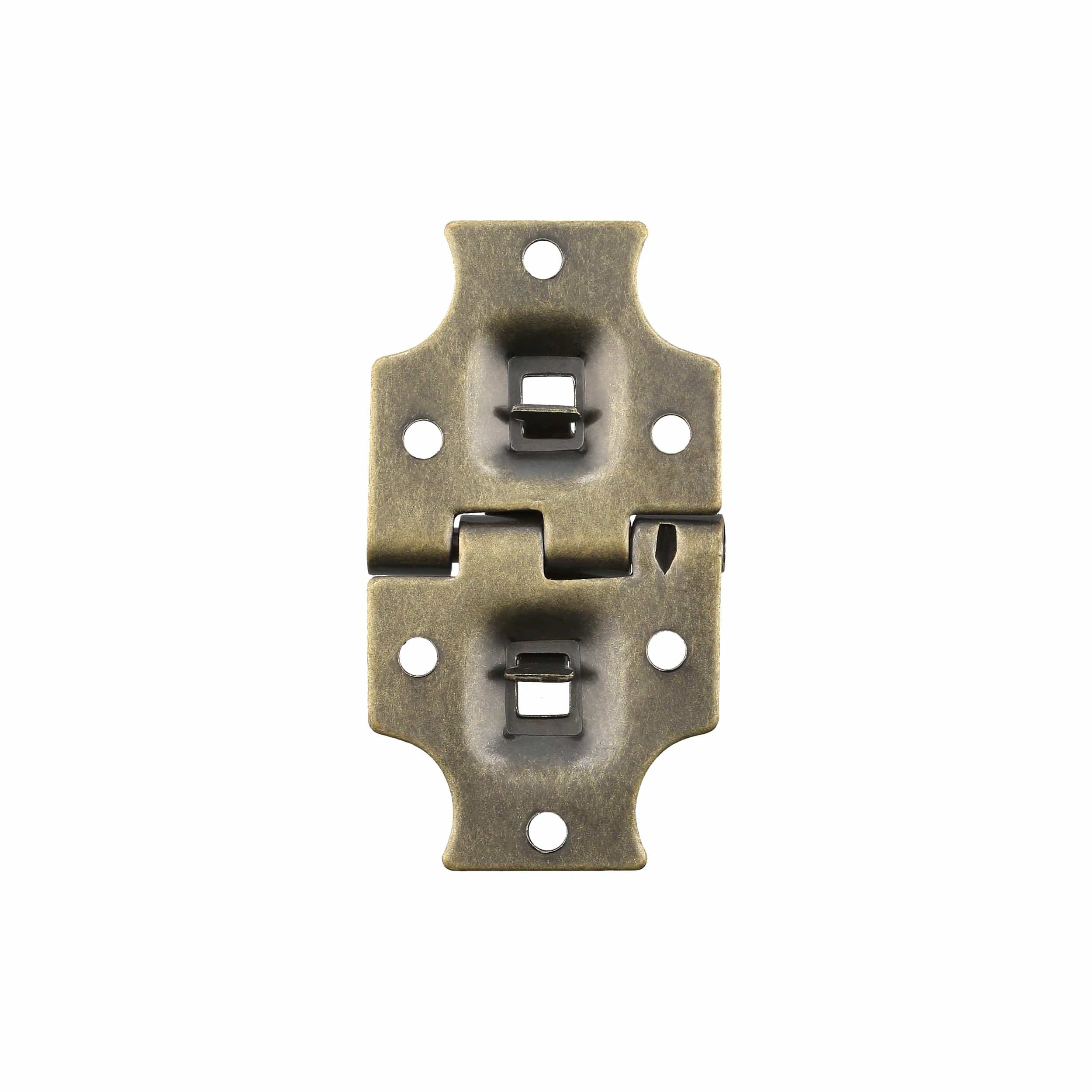 1 1/2" Antique Brass, Stop Hinge Plate, Steel, #D-61-ANTB