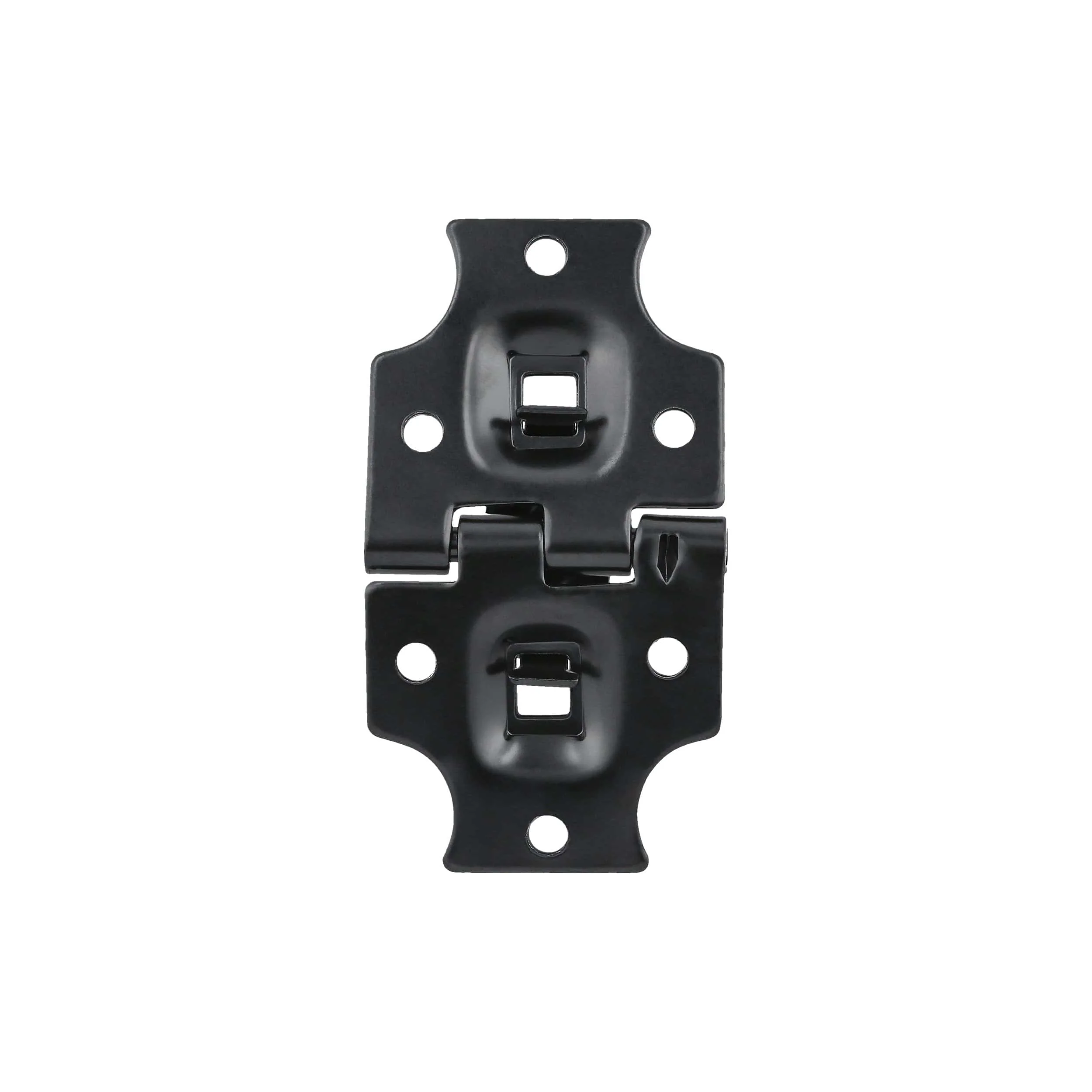 1 1/2" Black, Stop Hinge Plate, Steel, #D-61-BLK