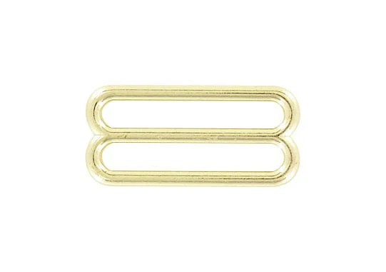 1 1/2" Brass, Cast Rounded Tri Bar Slide, Zinc Alloy, #C-1192-BP