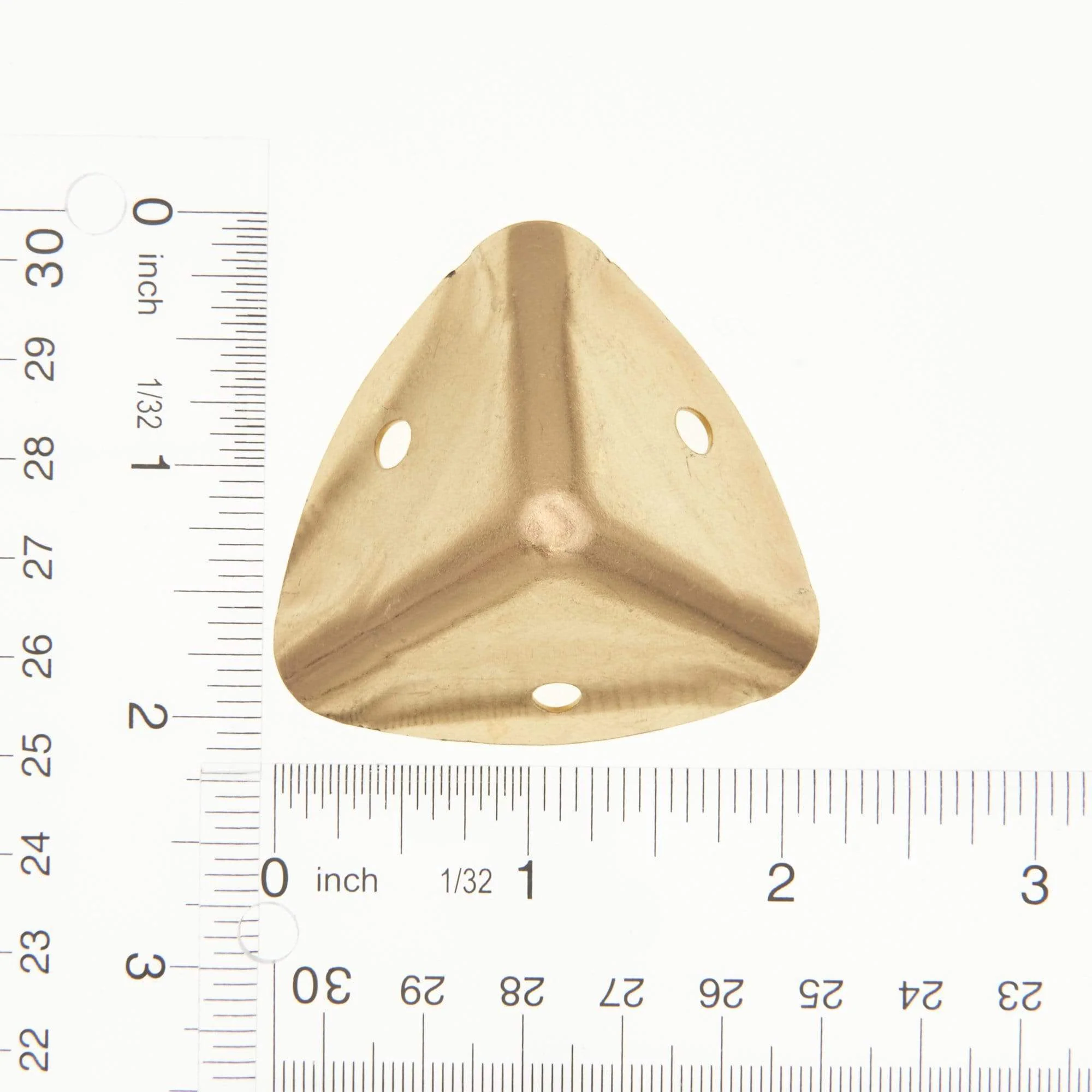 1 1/2" Brass, Trunk Corner, Steel, #F-8-BP