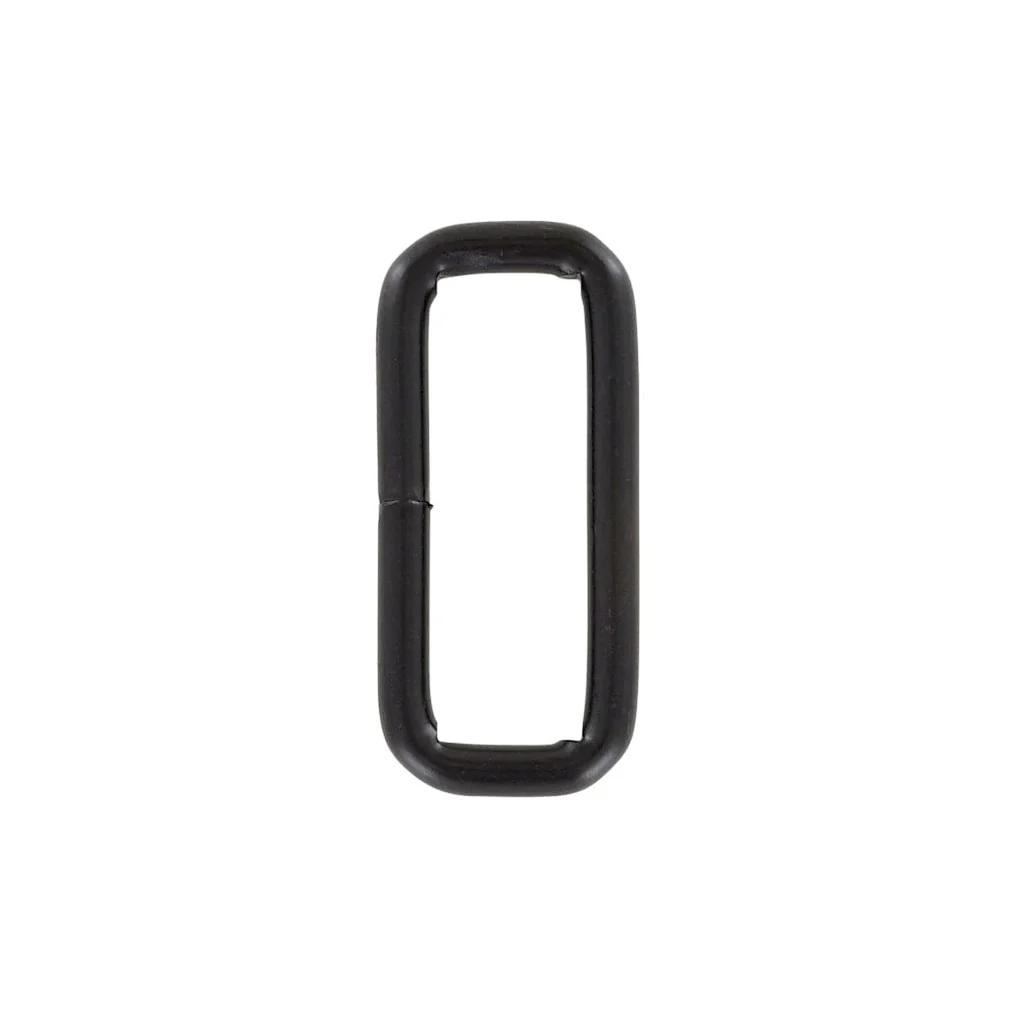 1 1/2" Matte Black, Welded Rectangular Ring, Steel, #P-2073-BLK 1 2473-1-1-2-matte-black-welded-rectangular-ring-steel-p-2073-blk-1.webp