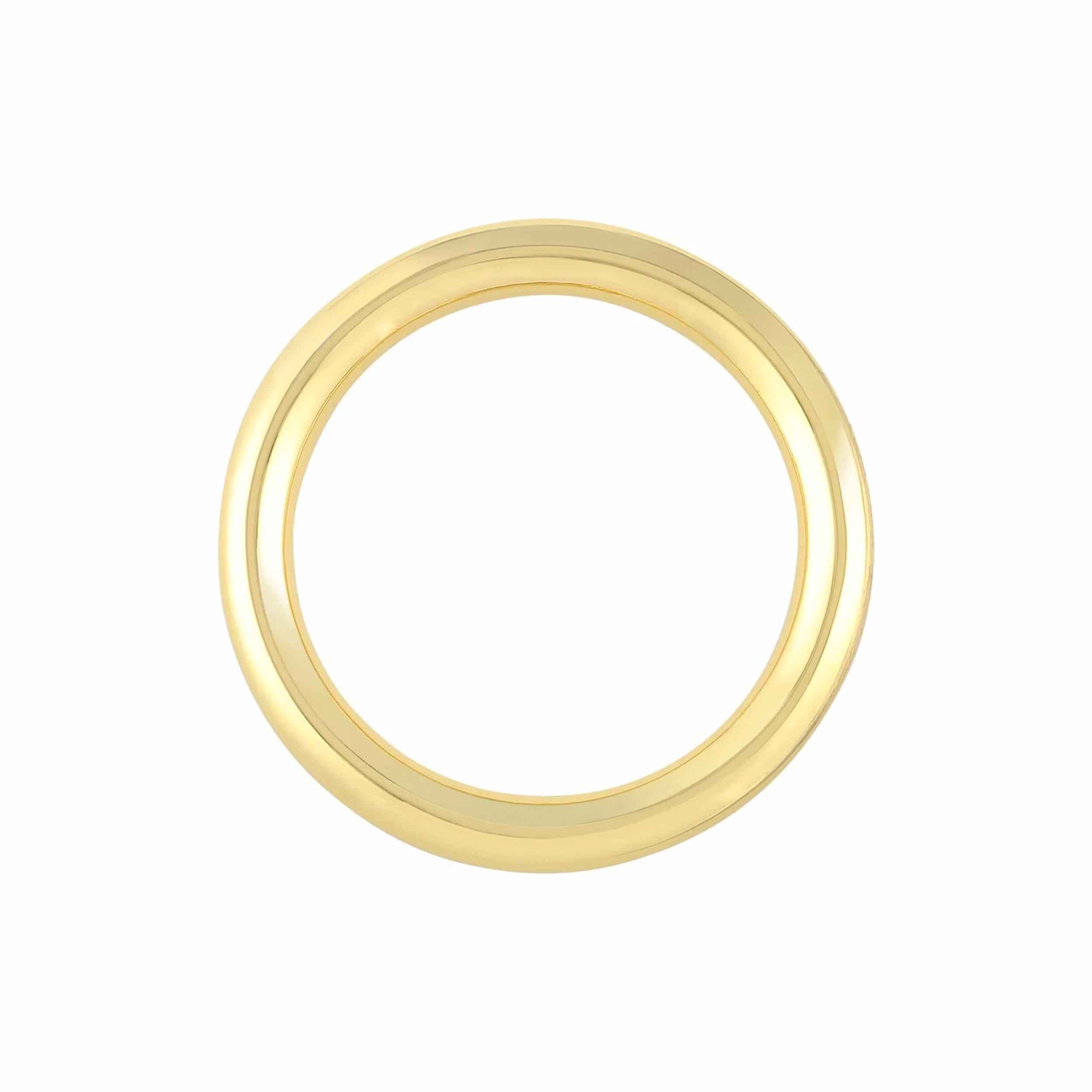 1 1/2" Shiny Gold, Cast Round Ring, Zinc Alloy, #P-2772-GOLD