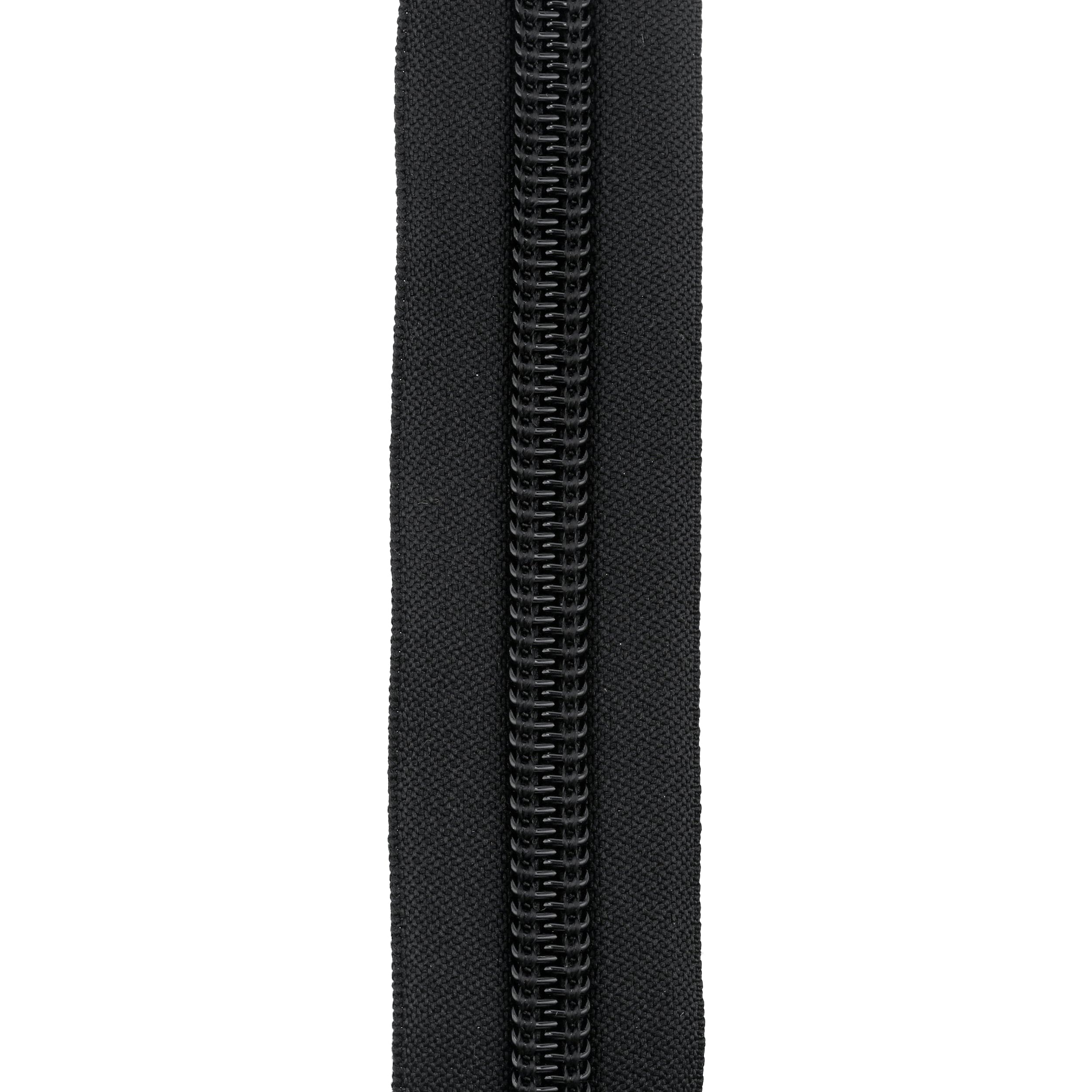 #10 Black, YKK Coil Chain Zipper Tape, Nylon, #10C-BLK 1 260–10-black-ykk-coil-chain-zipper-tape-nylon-10c-blk-1.jpg