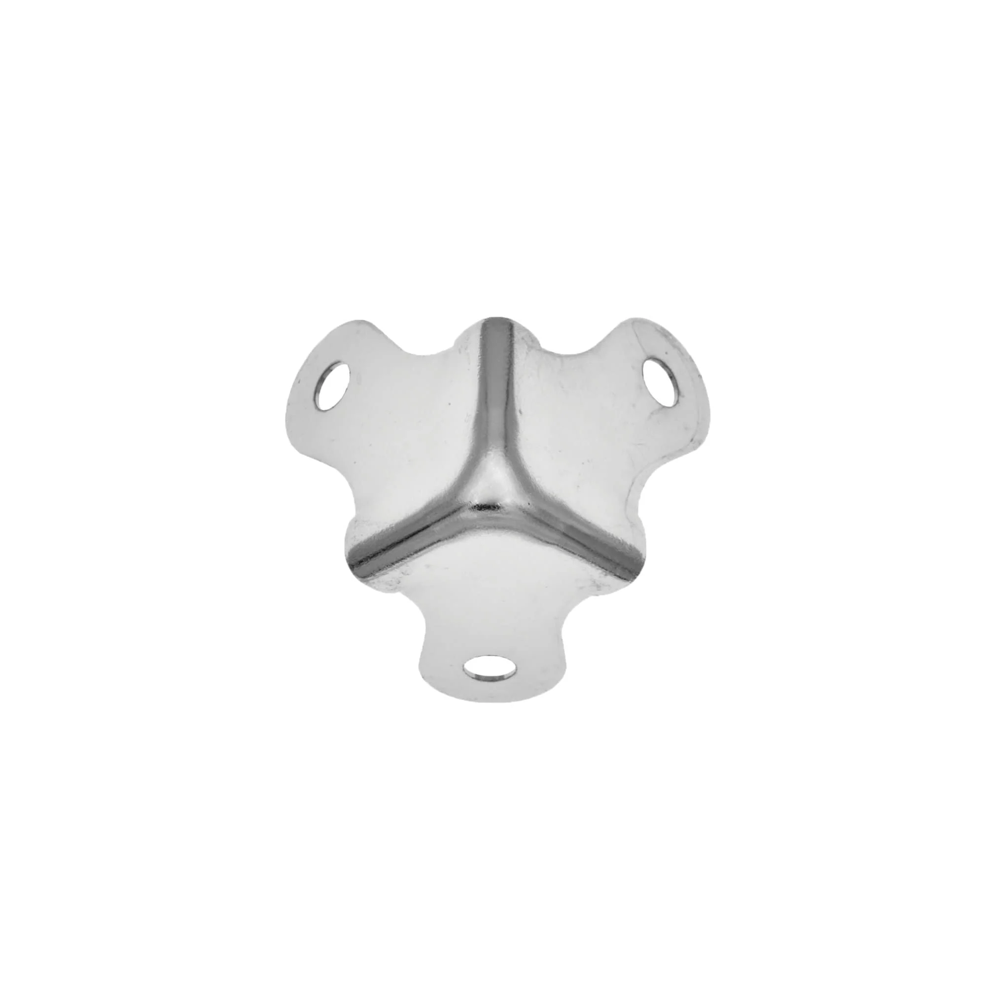1 1/4" Nickel, Small Corner, Steel, #F-2-NP