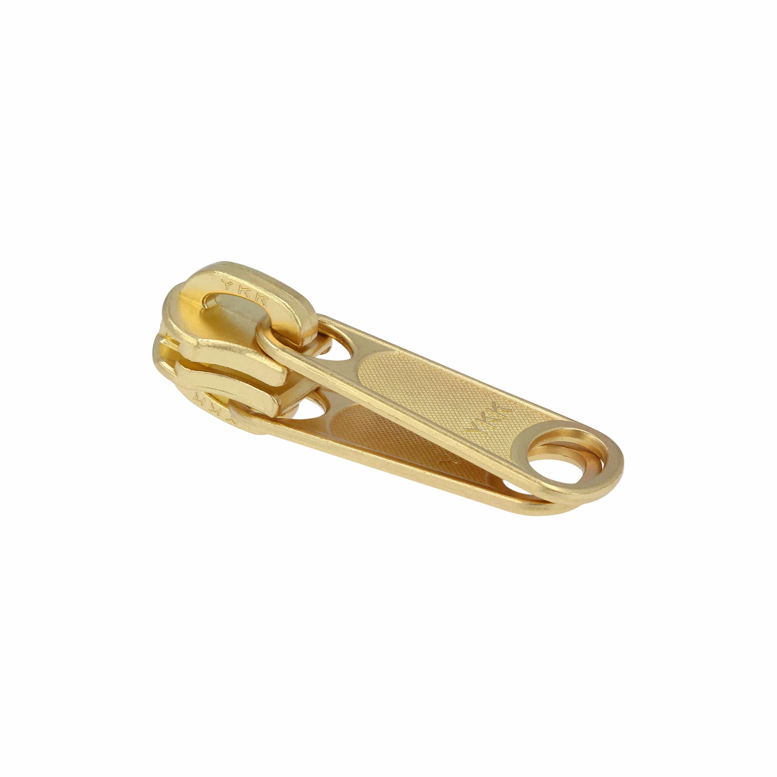 #10 Brass, Metal, YKK Long Tab Reversible Notch-Lock Slider, Zinc Alloy, #10M-1-BP