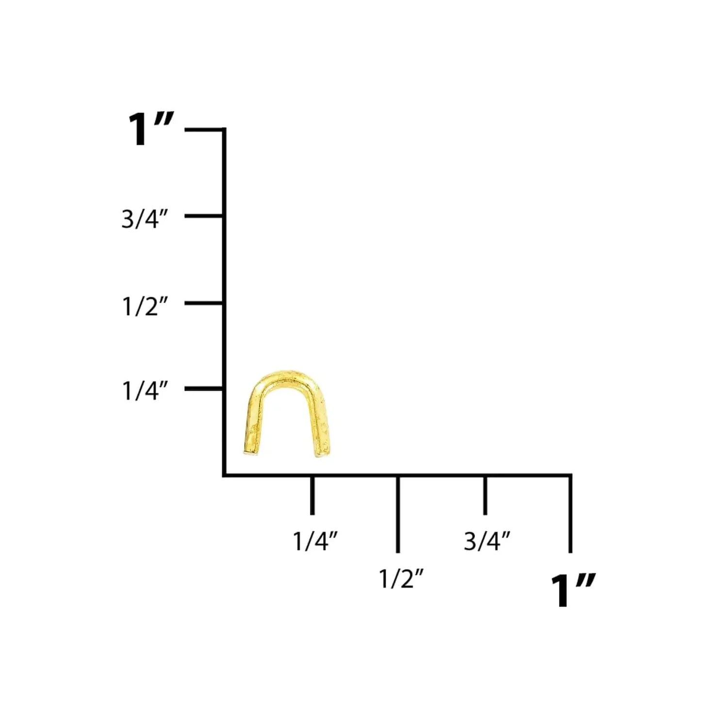 #10 Brass, YKK Top Stop, Zinc Alloy-PK10, #10M-T-BP