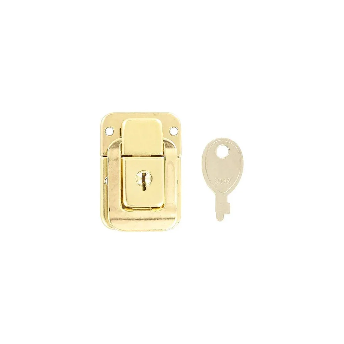 1 3/4" Brass, Lock, Steel, #F-11-BP