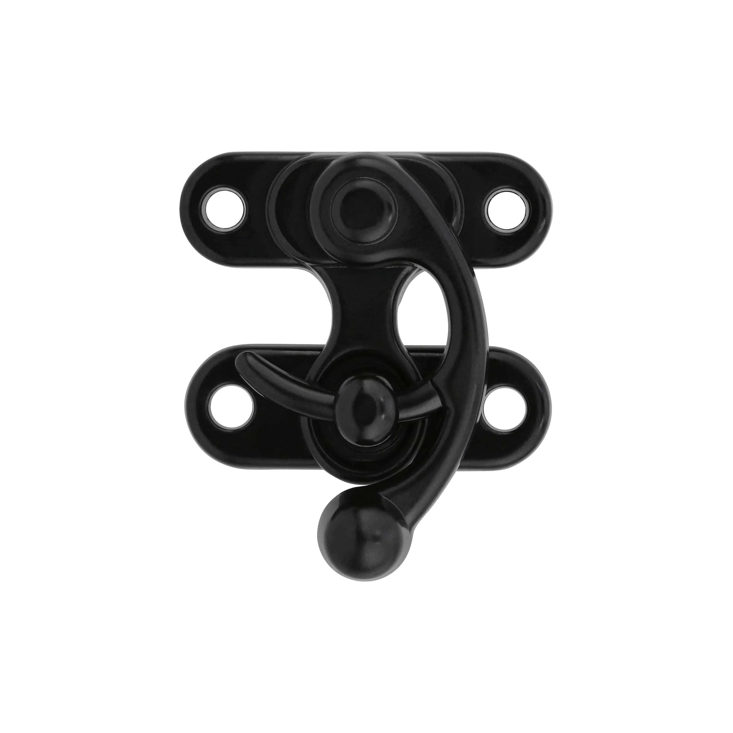 1 3/4" Matte Black, Swing Lock Clasp, Zinc Alloy, #P-2127-MBLK 1 2770-1-3-4-matte-black-swing-lock-clasp-zinc-alloy-p-2127-mblk-1.webp