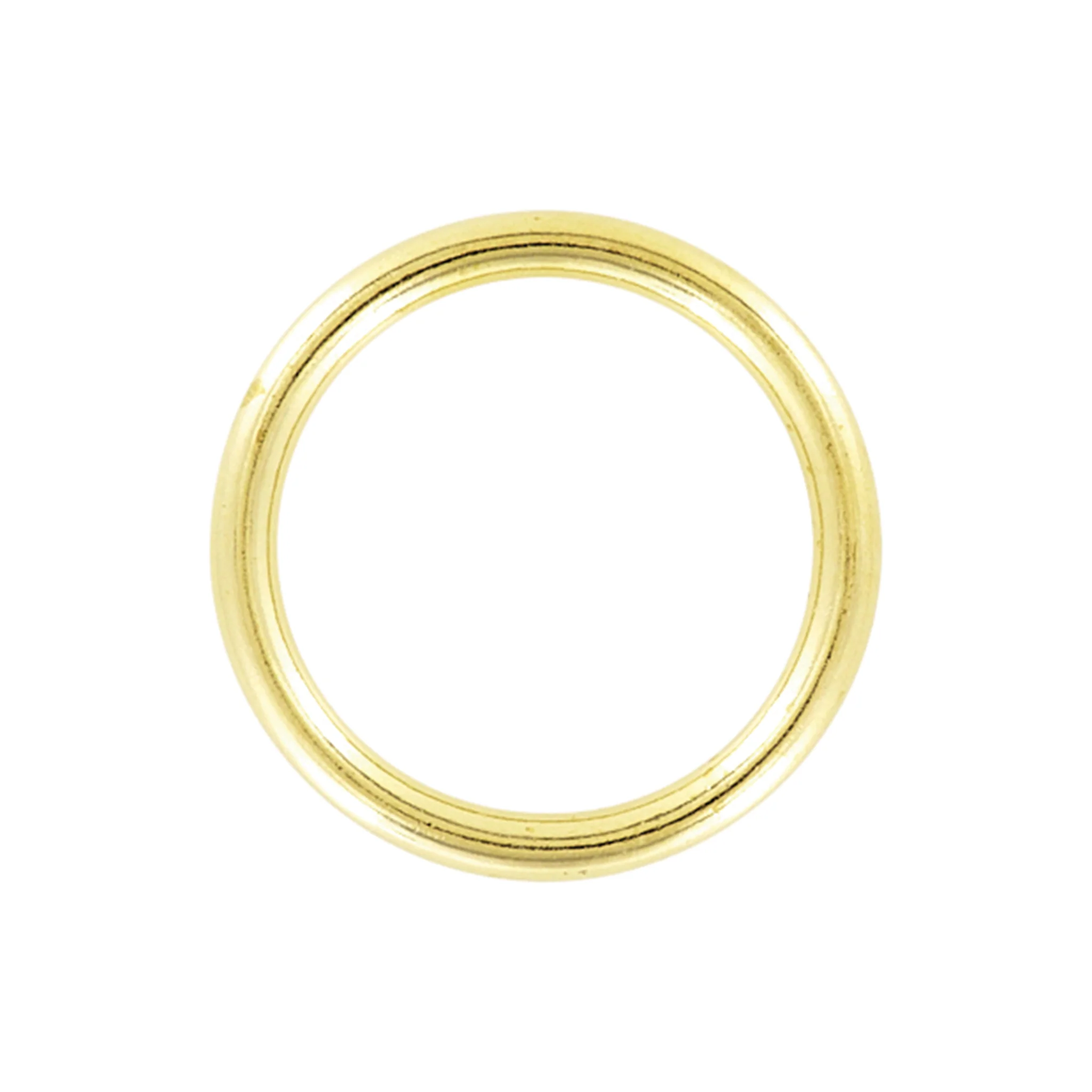 1 3/4" Shiny Brass, Cast Round Ring, Solid Brass, #P-839-1-3-4