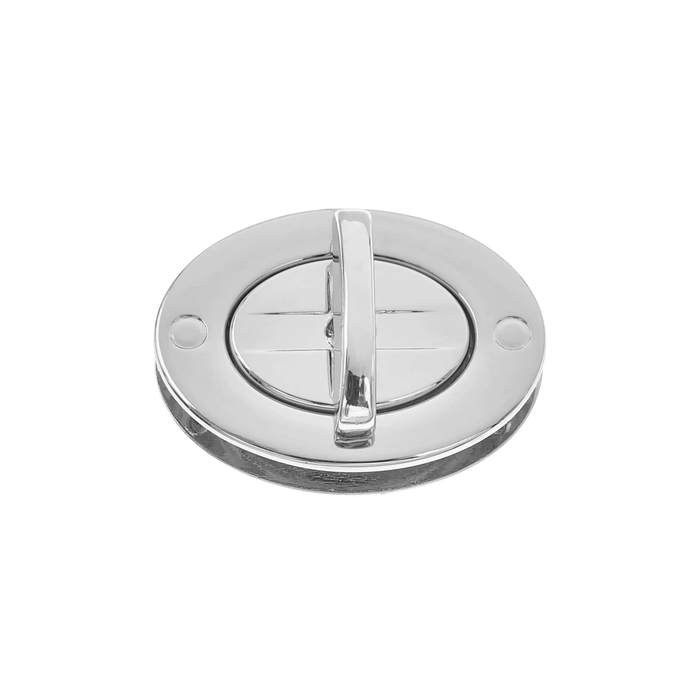 1 3/4" Shiny Nickel, Turn Lock, Zinc Alloy, #P-2777-NIC