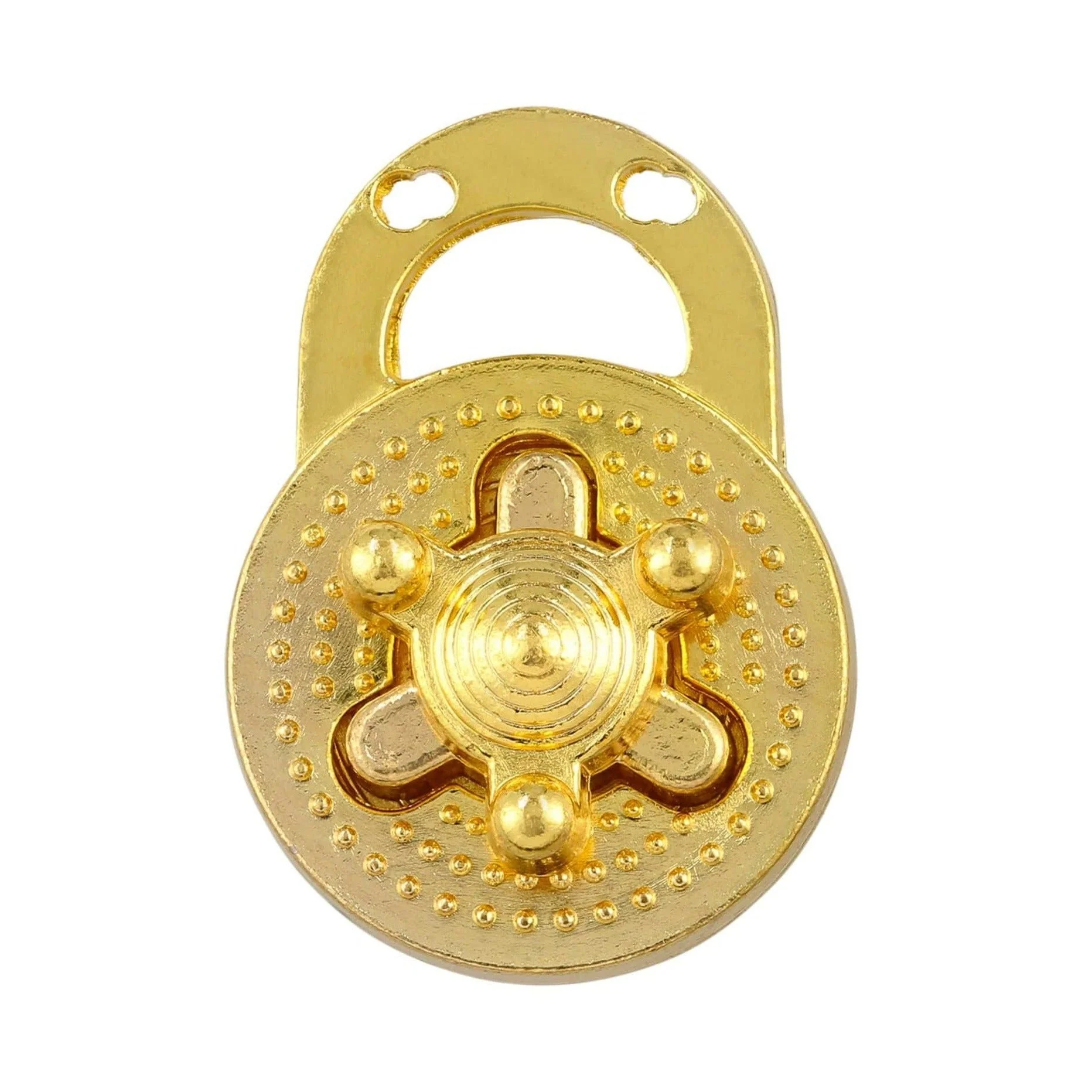 1 3/8" Gold, Turn Lock , Zinc Alloy, #P-2410-GOLD