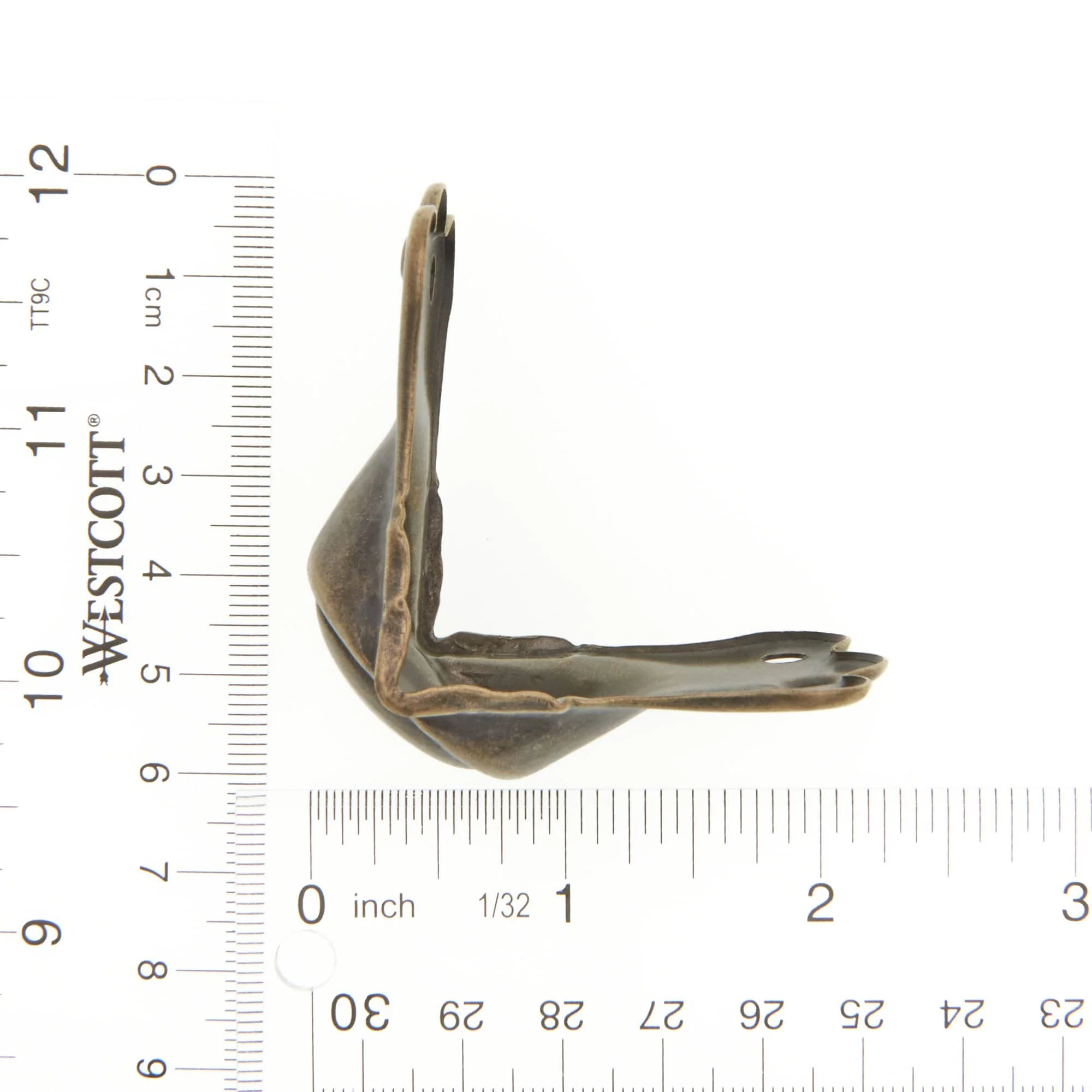 1 5/8" Antique Brass, Trunk Edge Clamp, Steel, #G-9-ANTB