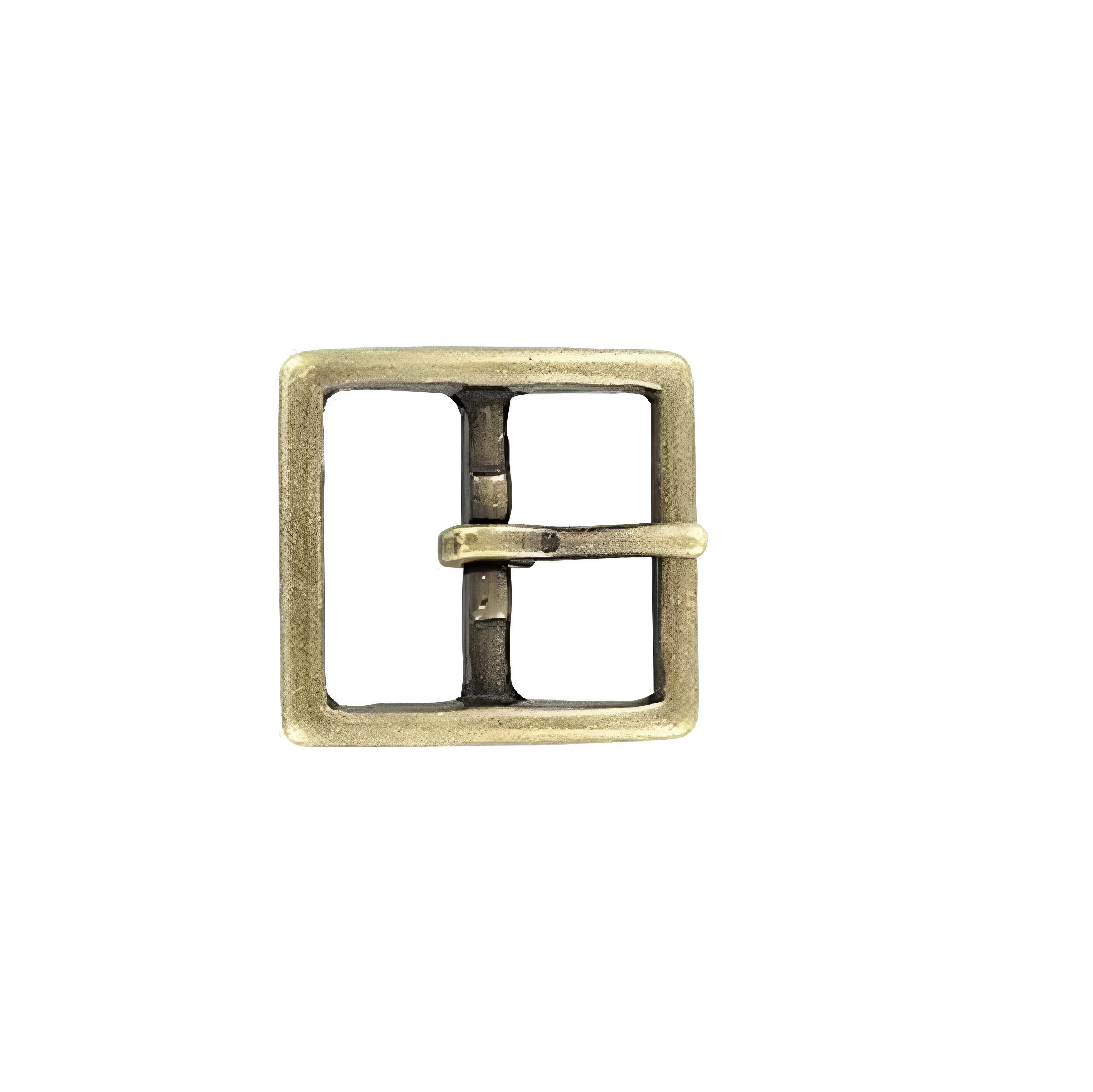 1" Antique Brass, Sam Browne Center Bar Buckle, Solid Brass, #899-1-ANTB