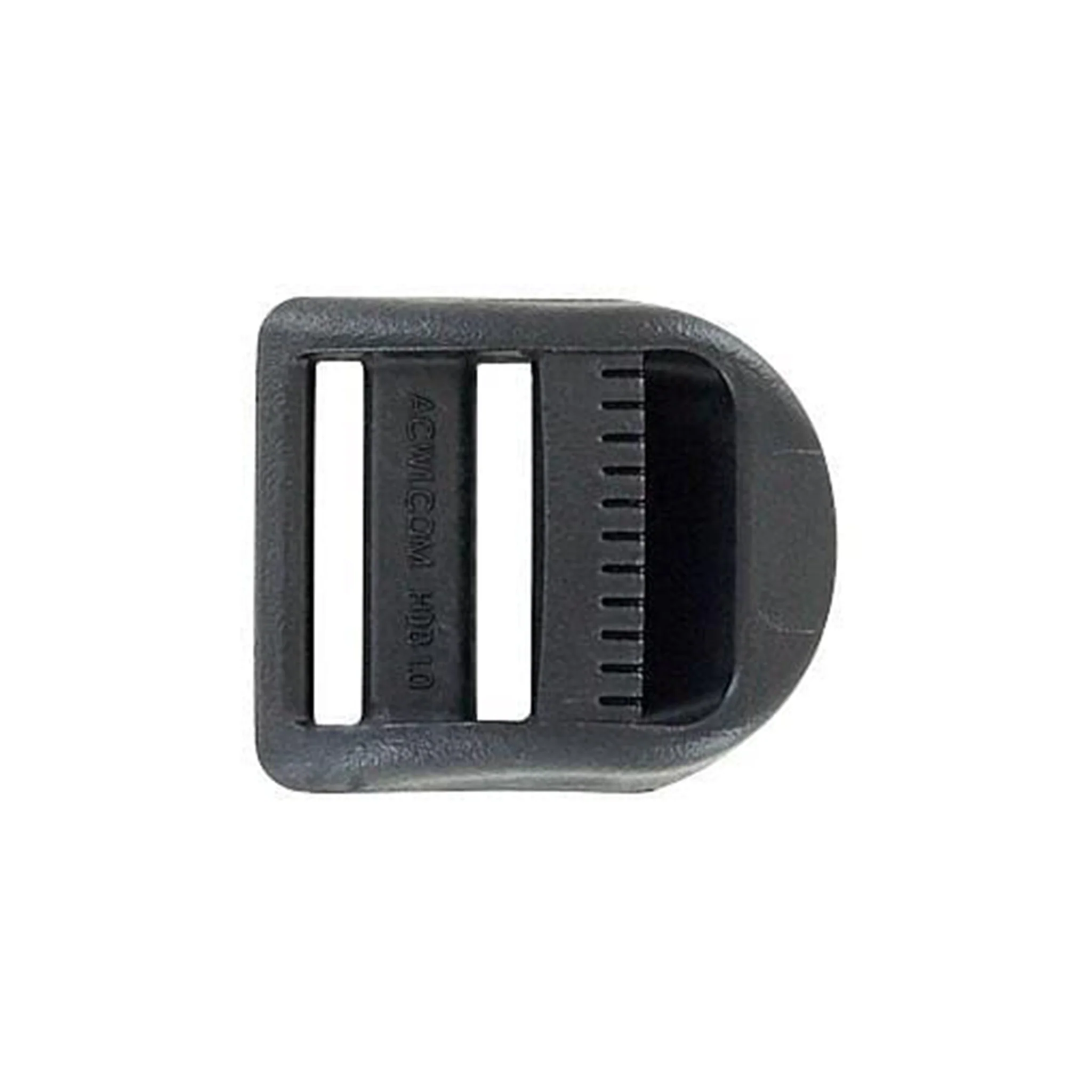 1" Black, Curved Tension Lock, Plastic, #C-1654