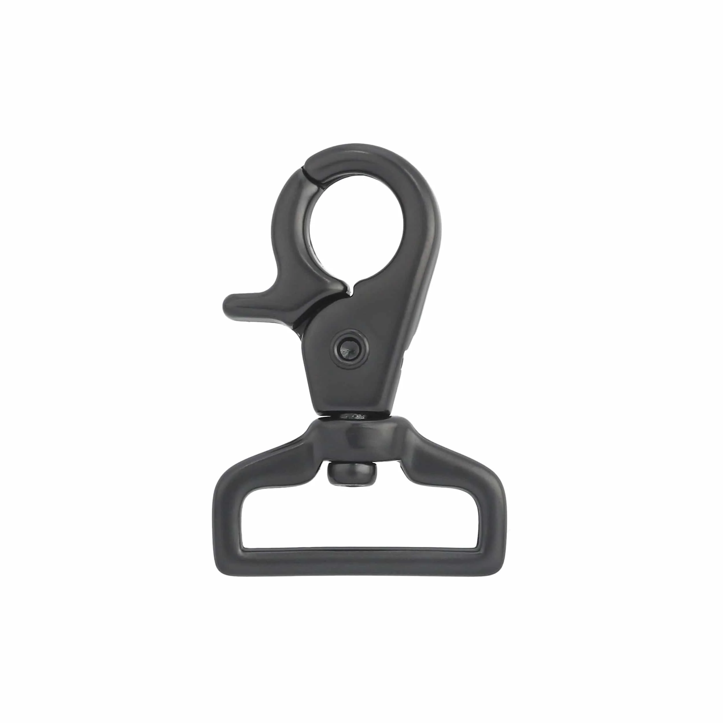 1" Black, Trigger Swivel Snap Hook, Zinc Alloy-PK4, #P-2946-BLK