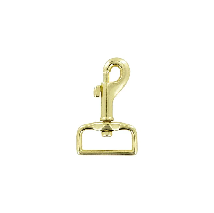 1" Brass, Bolt Swivel Snap Hook, Zinc Alloy, #P-1572-BP