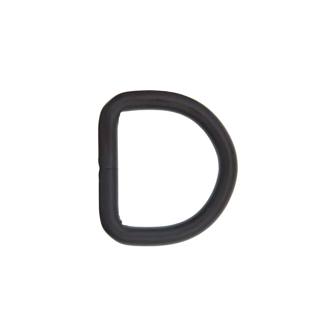 1" Matte Black, Welded D Ring, Steel, #P-2139-BLK 1 3001-1-matte-black-welded-d-ring-steel-p-2139-blk-1.webp