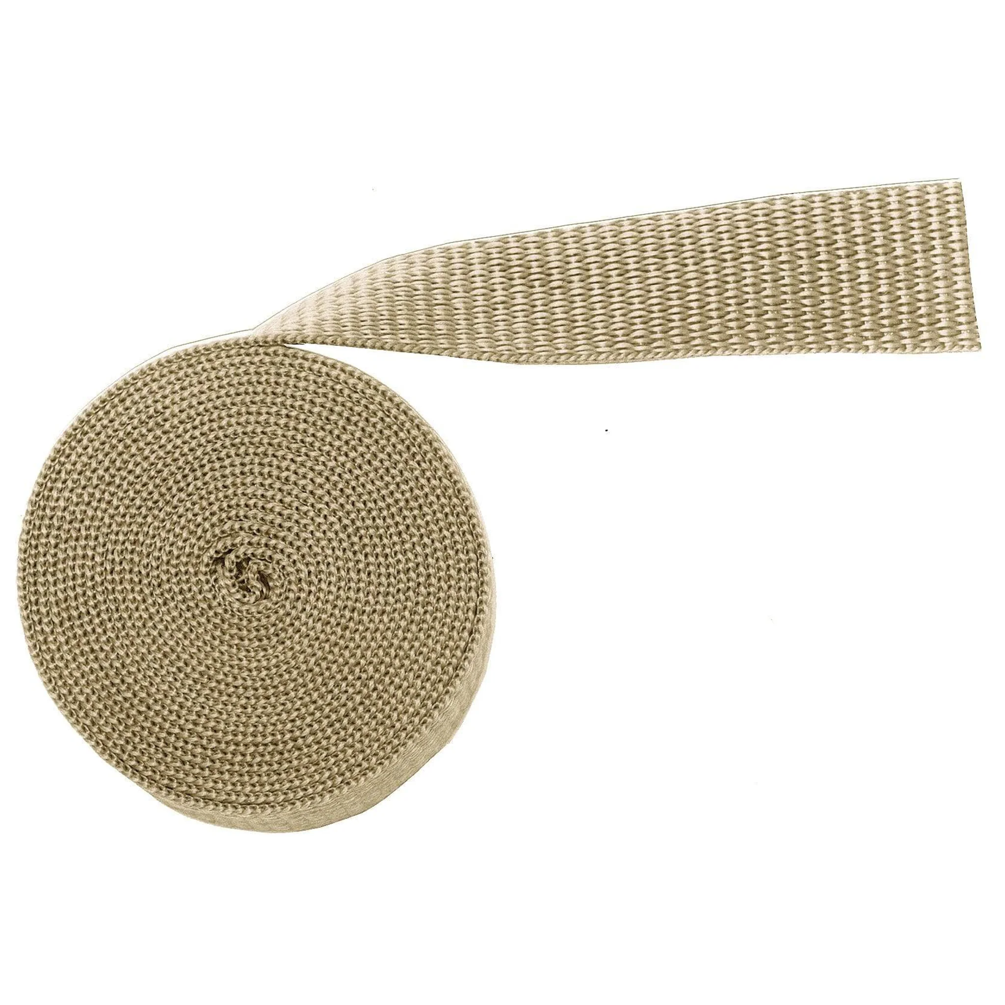 1-1/2" Beige, Webbing Medium Weight, PolyPropylene, #12-1-1-2M-BGE
