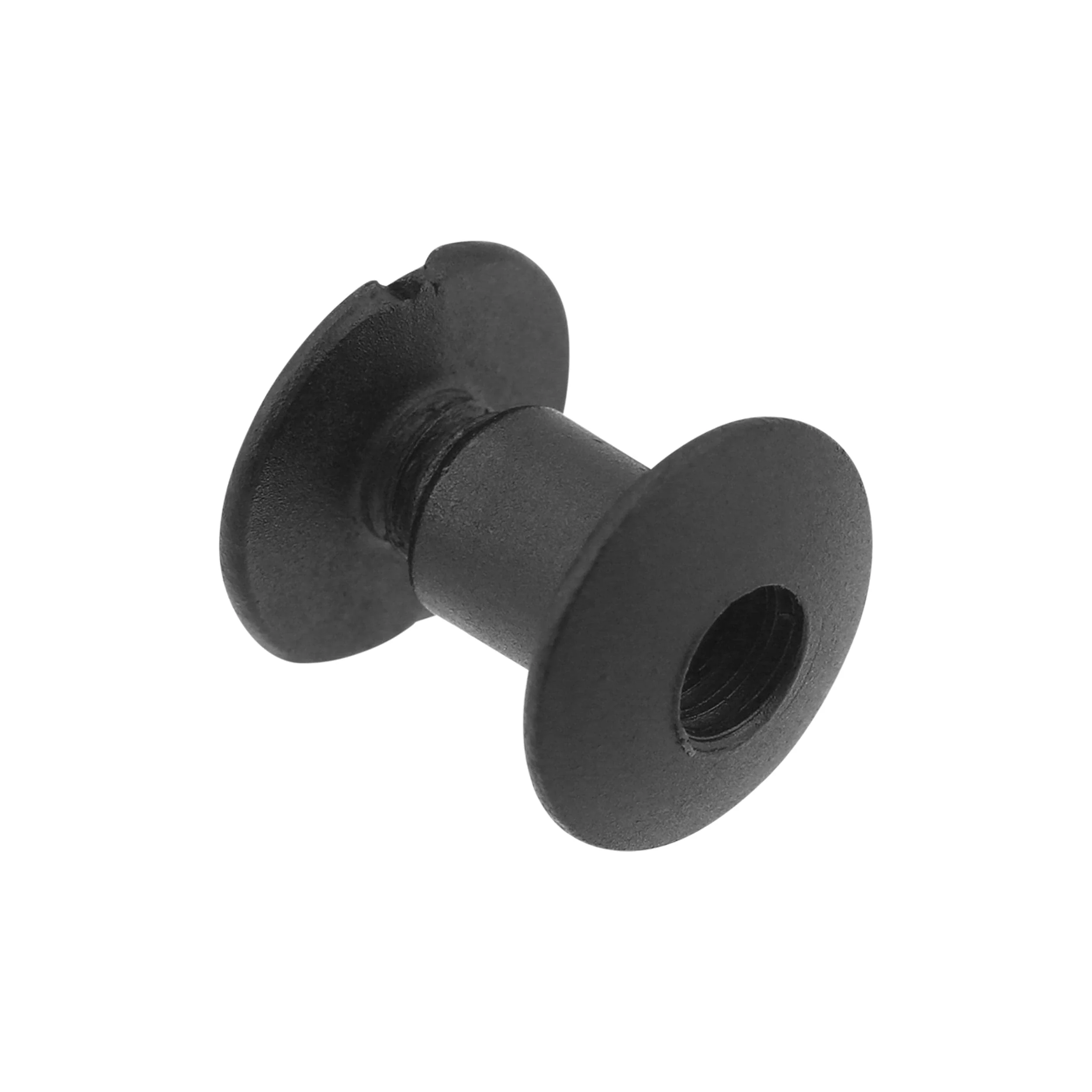 3447-1-4-black-open-hole-chicago-screw-solid-brass-pk10-l-156oh-1-4-blk-1.webp
