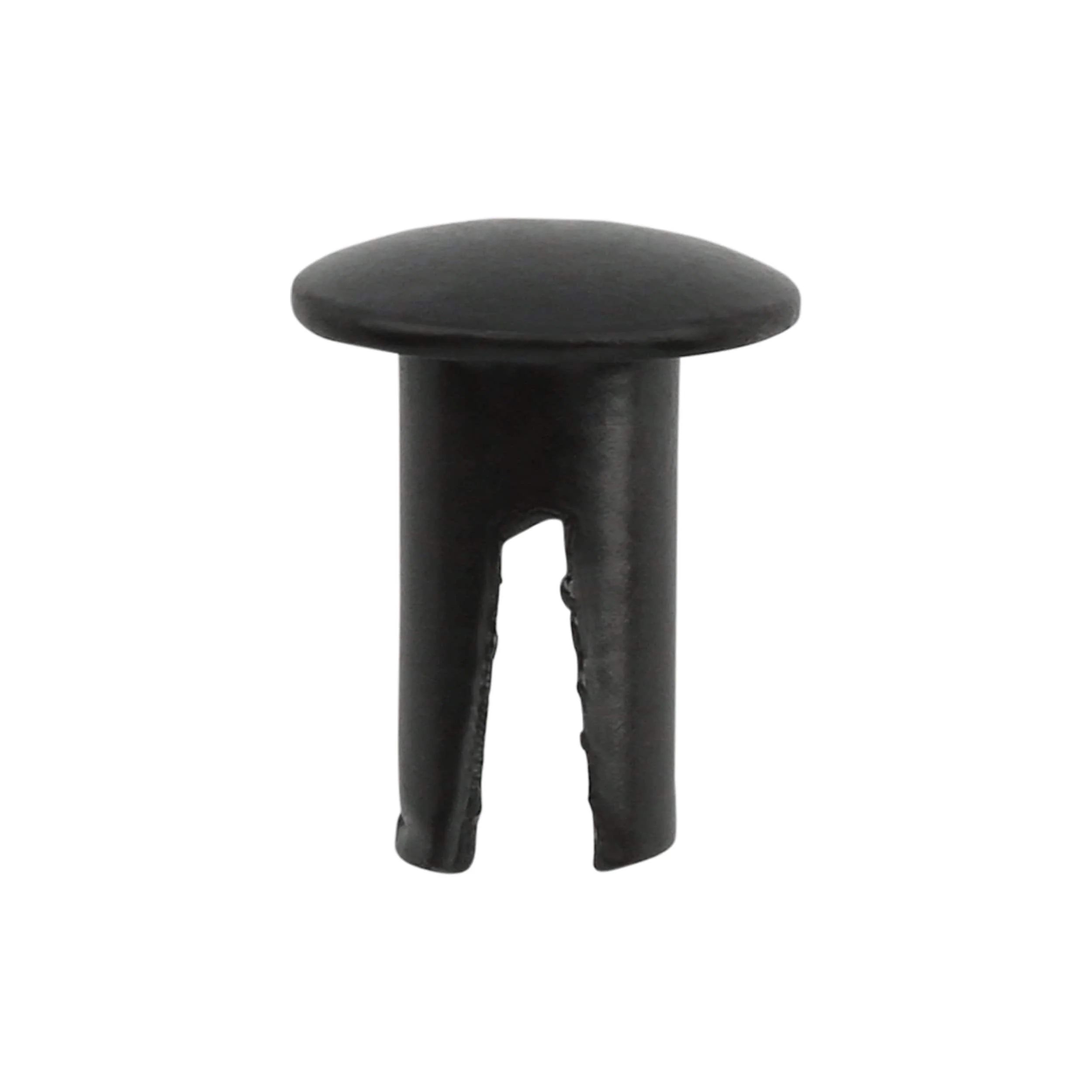 1/4" Black, Split Rivet, Steel- 24 pk, #100-4-16-BLK