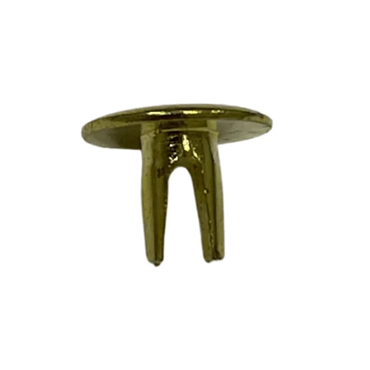 1/4" Brass, Split Rivet, Steel, #157-4-16-BP