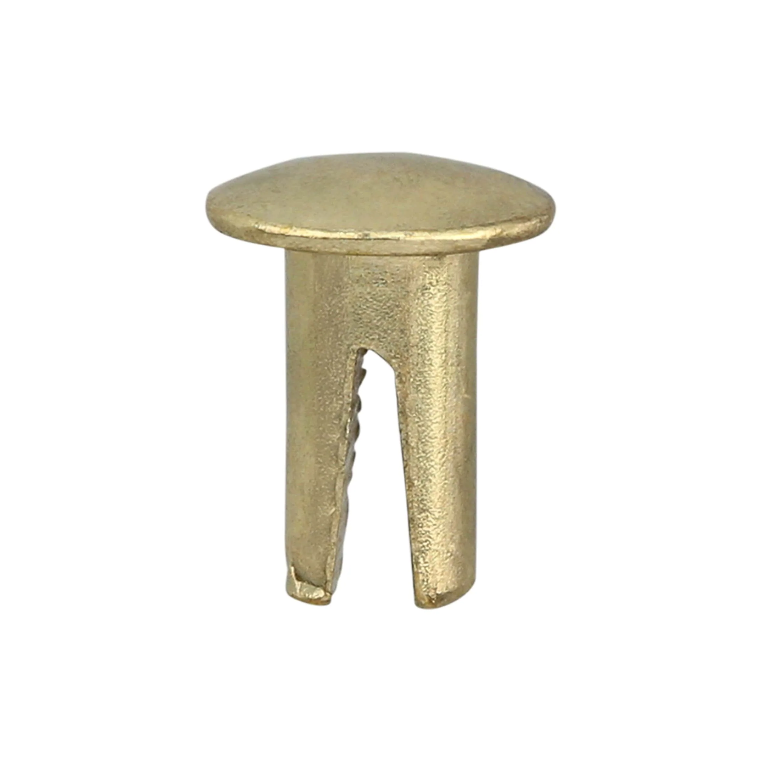 1/4" Brass, Split Rivet, Steel- 24 pk, #100-4-16-BP