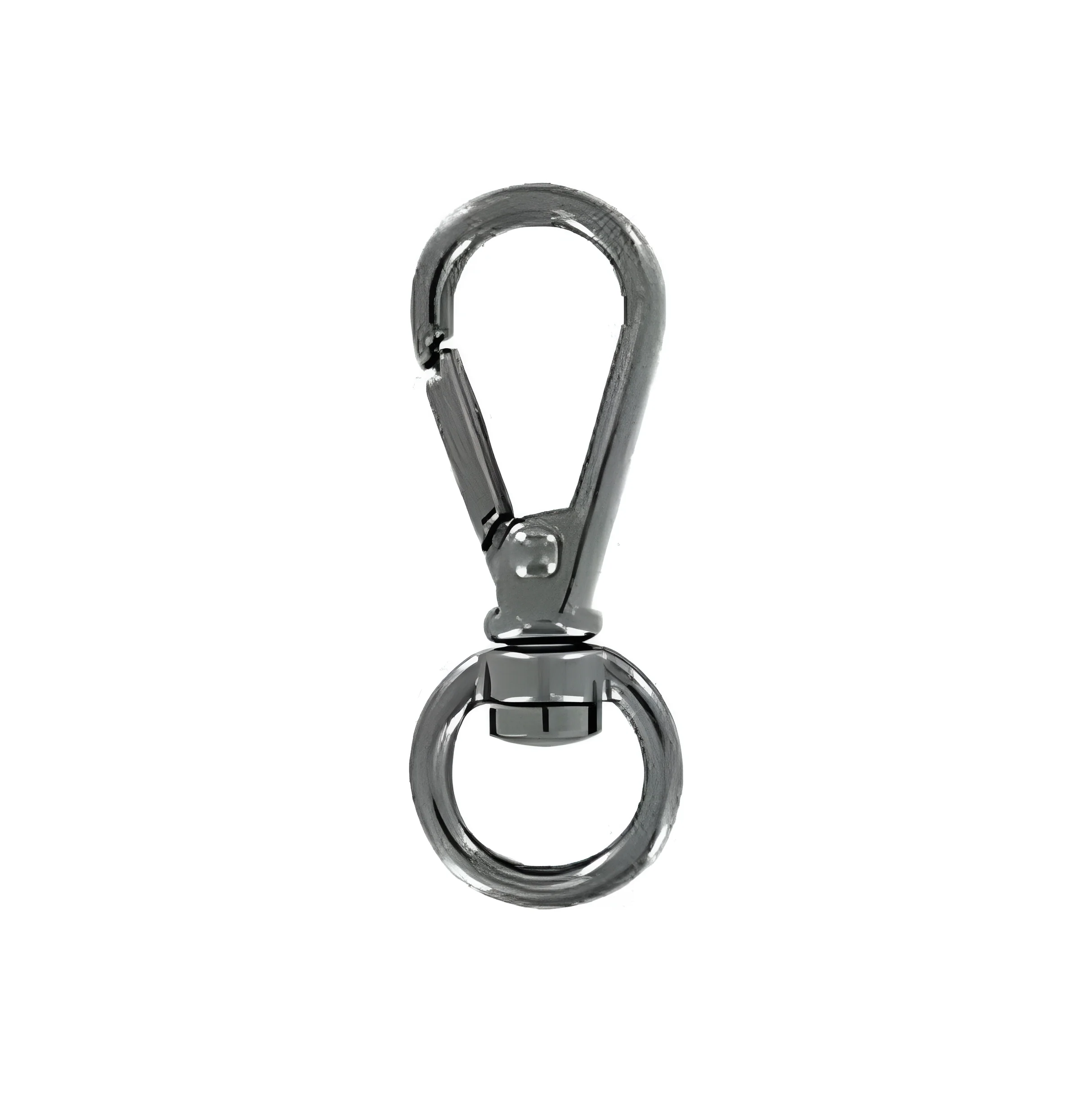 1/4" Shiny Gunmetal, Lever Swivel Snap Hook, Zinc Alloy-PK5, #P-3128-GUNM 1 3507-1-4-shiny-gunmetal-lever-swivel-snap-hook-zinc-alloy-pk5-p-3128-gunm-1.webp