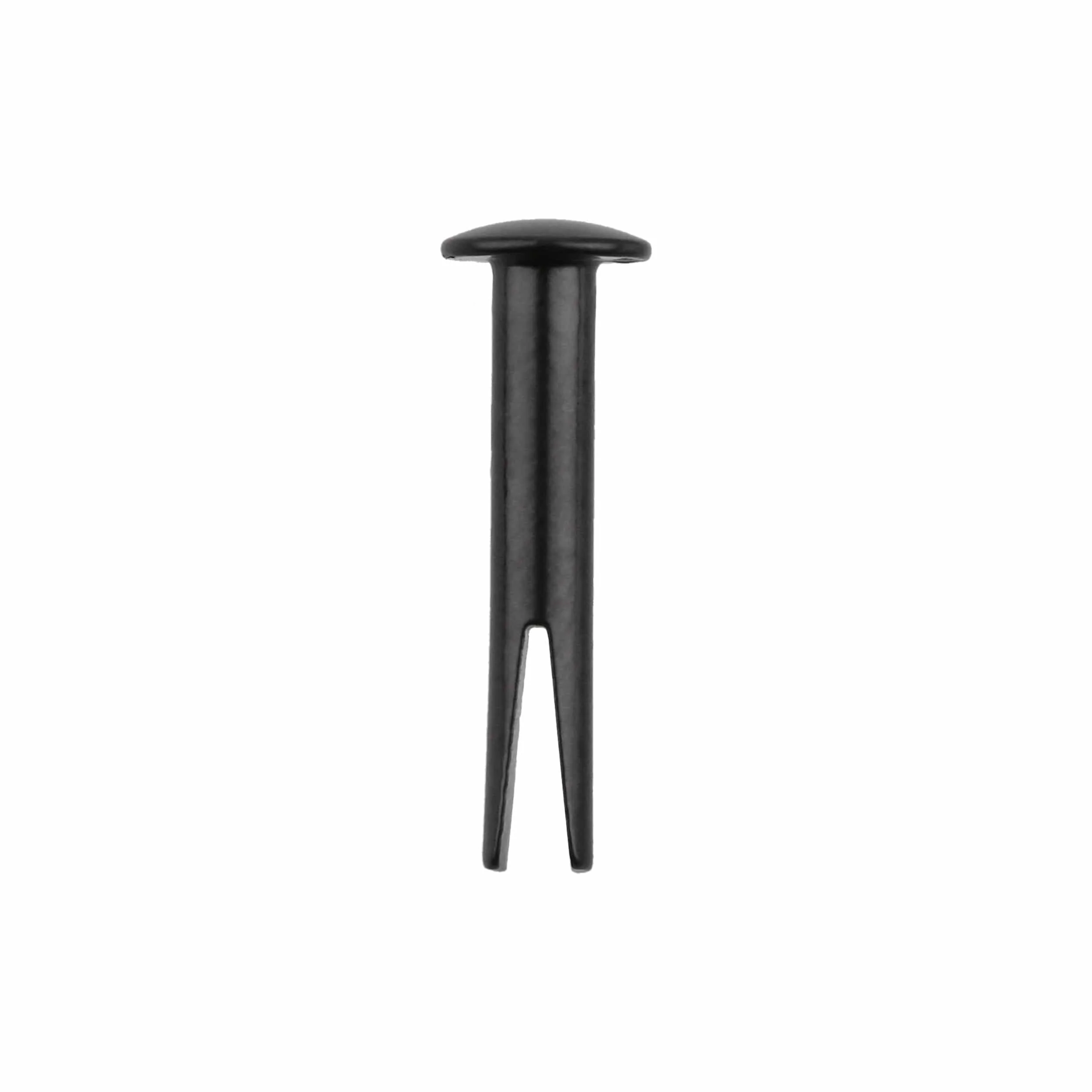 10/16" Black, Split Rivet, Steel- 24 pk, #100-10-16-BLK