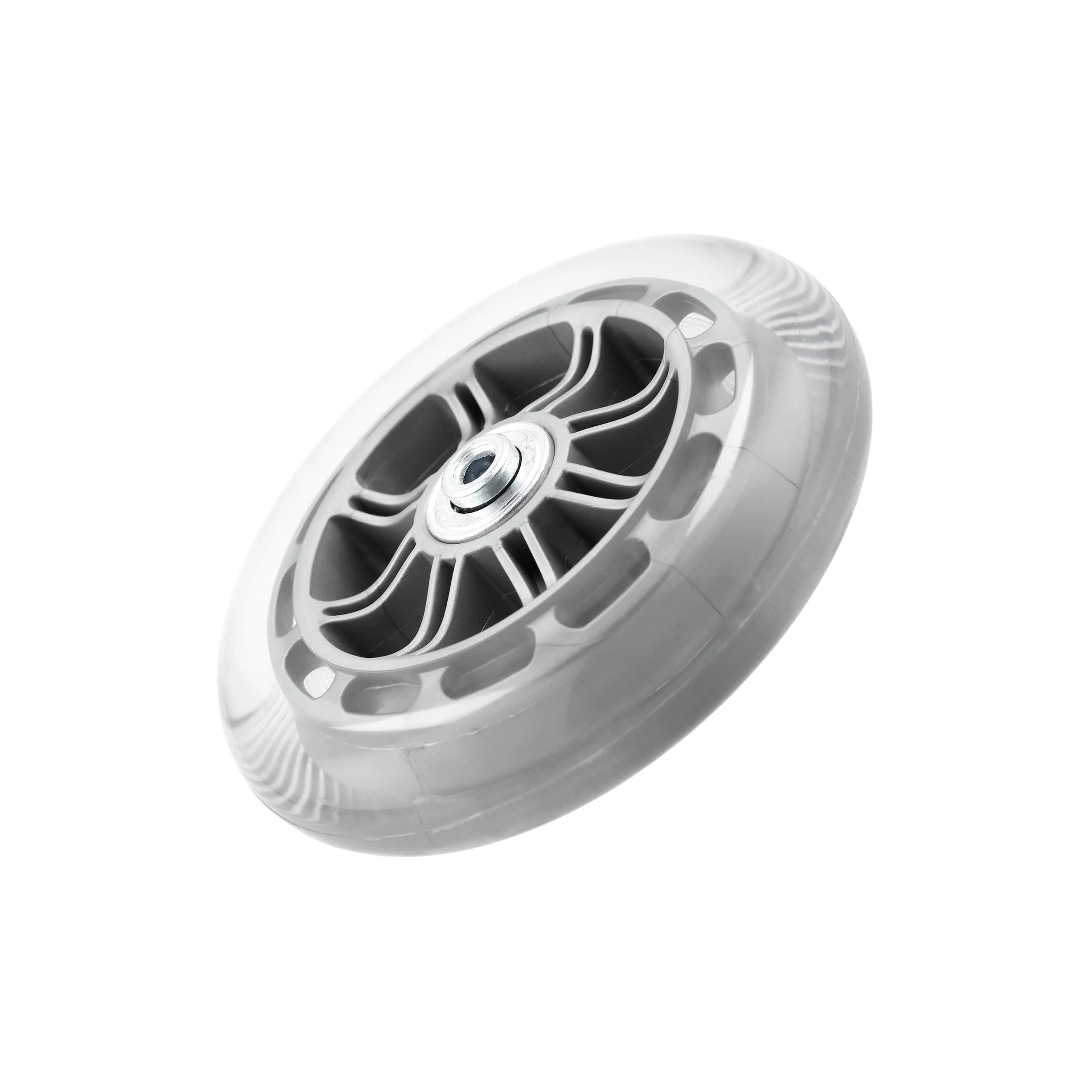 110mm Grey, Quiet Inline Skate Wheel, Plastic, #L-3673 1 3695-110mm-grey-quiet-inline-skate-wheel-plastic-l-3673-1.webp