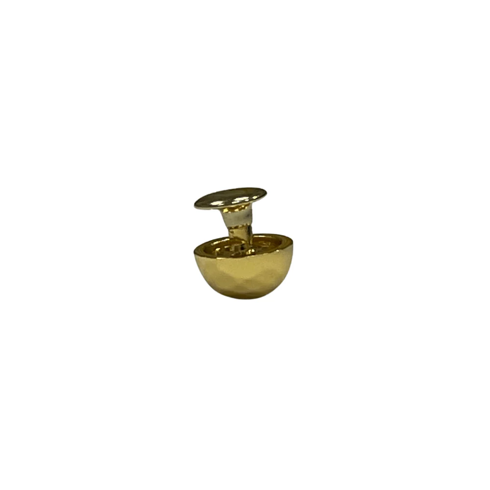 12.7mm Gold, Dome Top Rivet Stud, Steel, #P-2820-GOLD