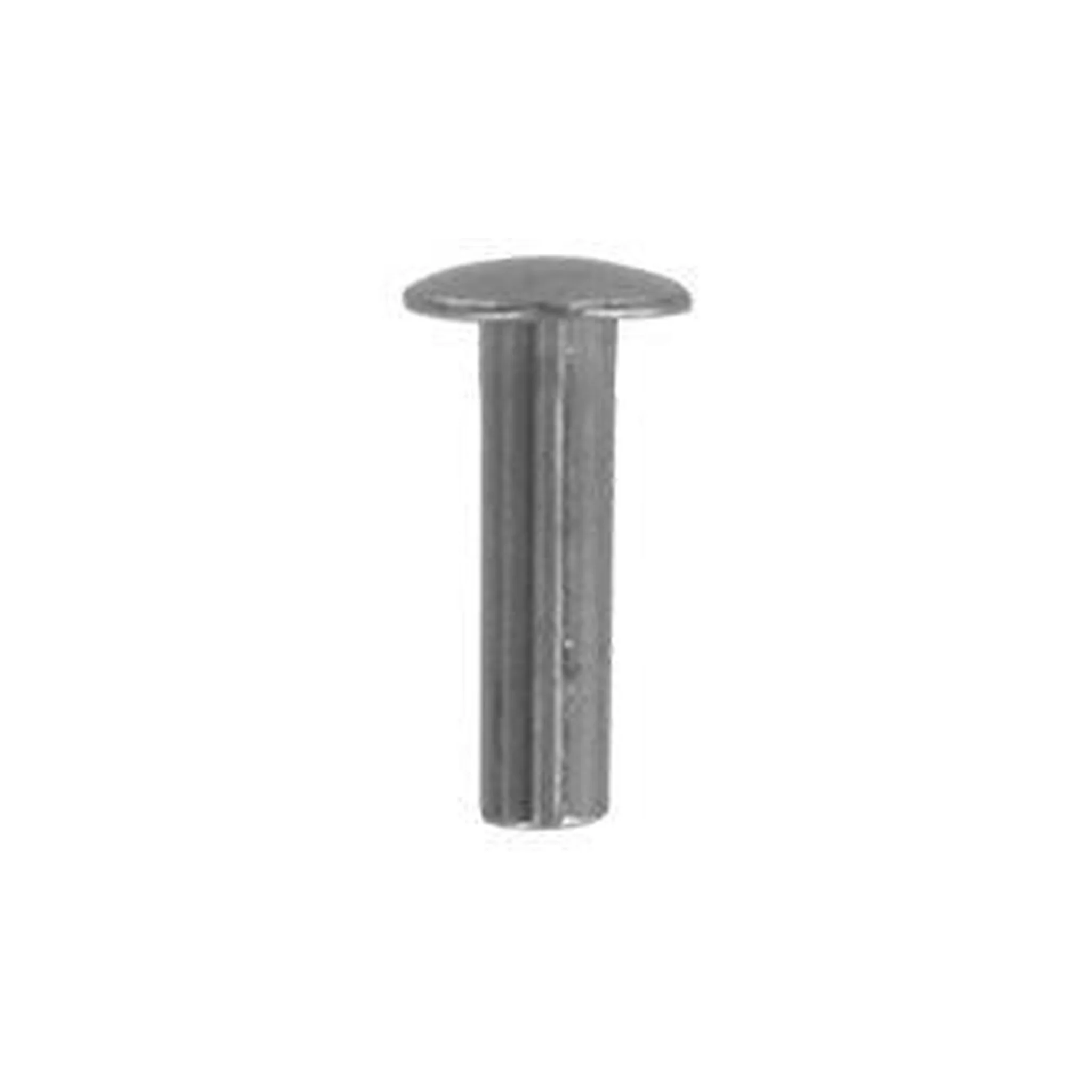 12/16" Nickel, Tubular Rivet, Steel - 24 pk, #252-12-16-NP