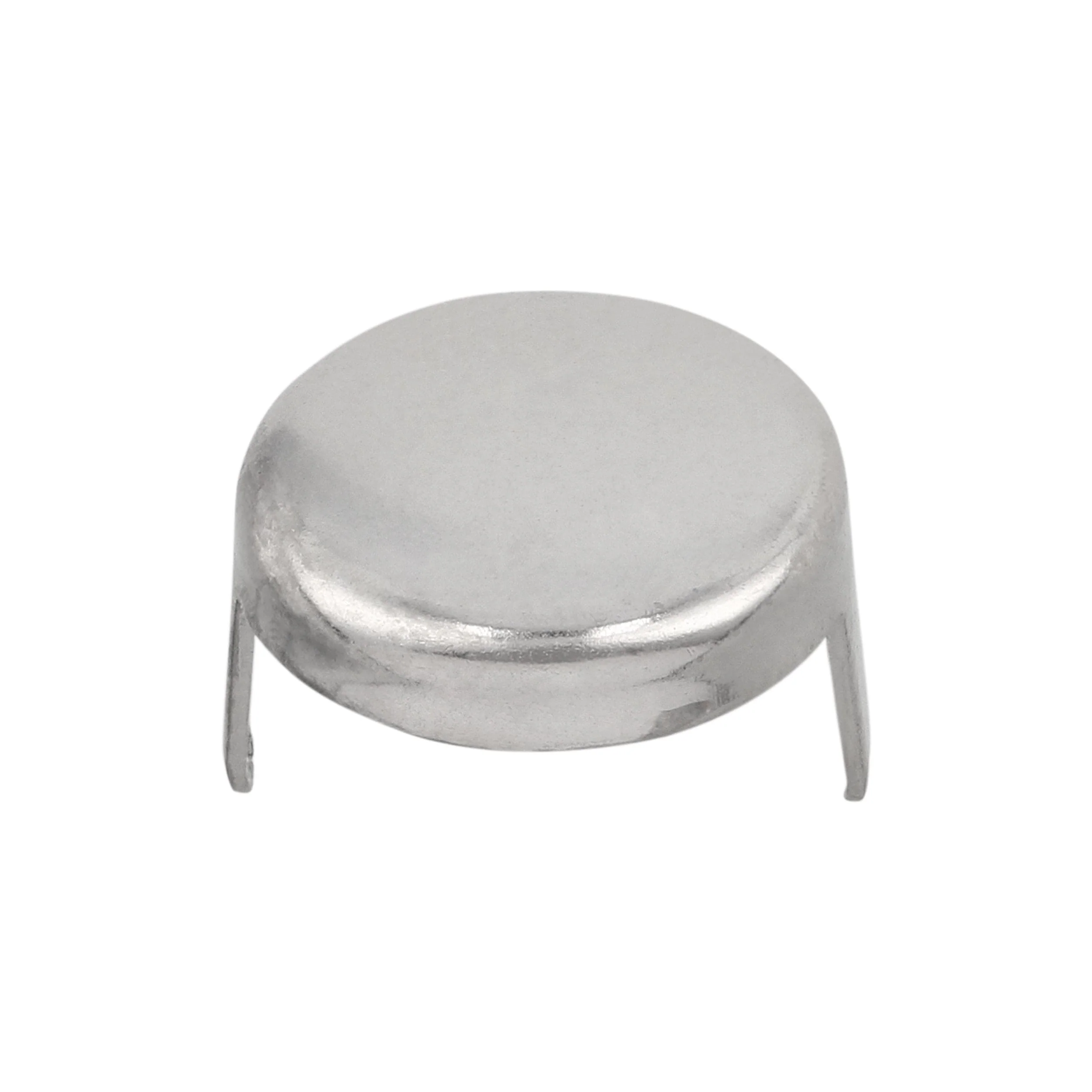 12mm Nickel, Flat Head Spot, Solid Brass-PK25, #P-2485