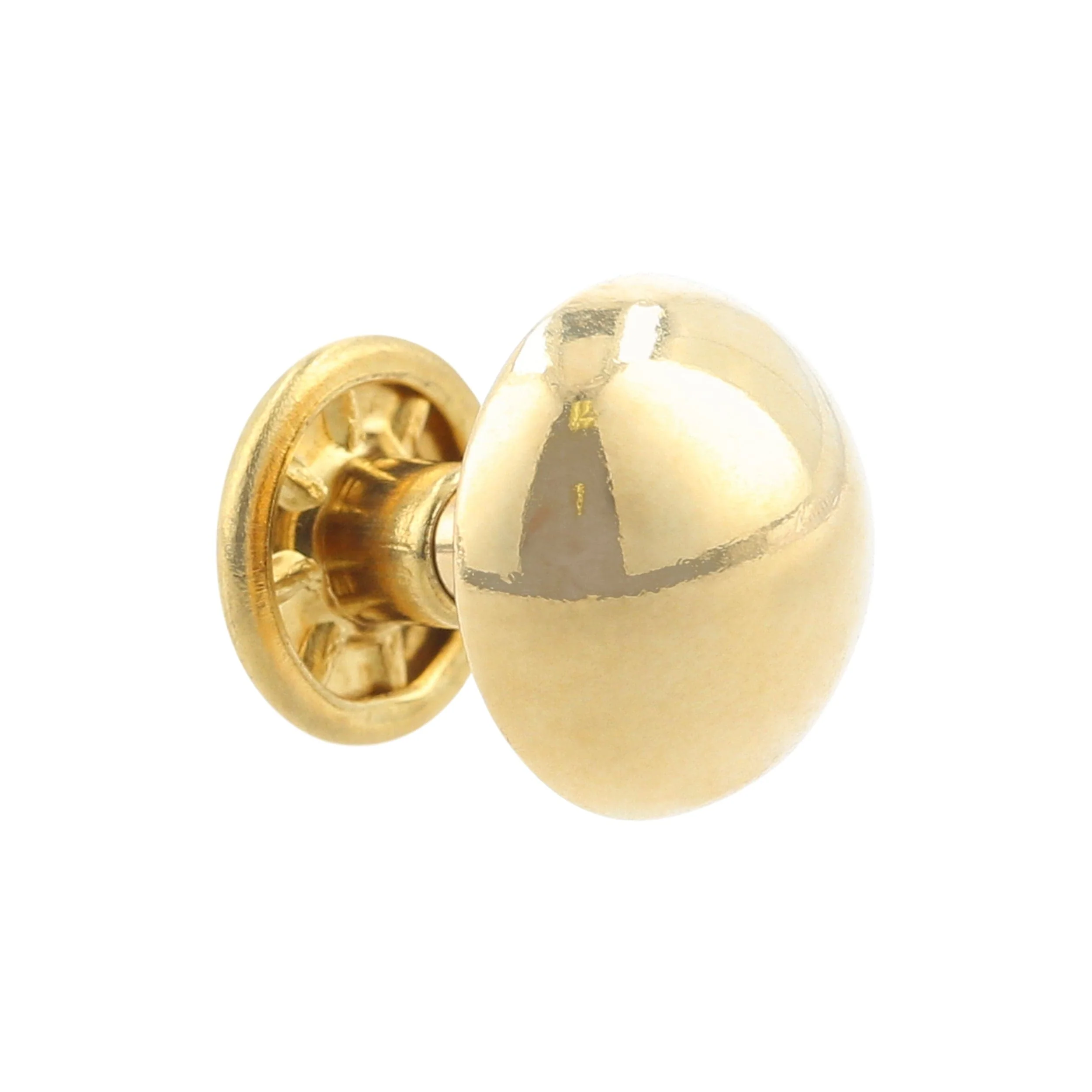 12mm Shiny Gold, Dome Top Rivet Stud, Steel - #P-2590-GOLD