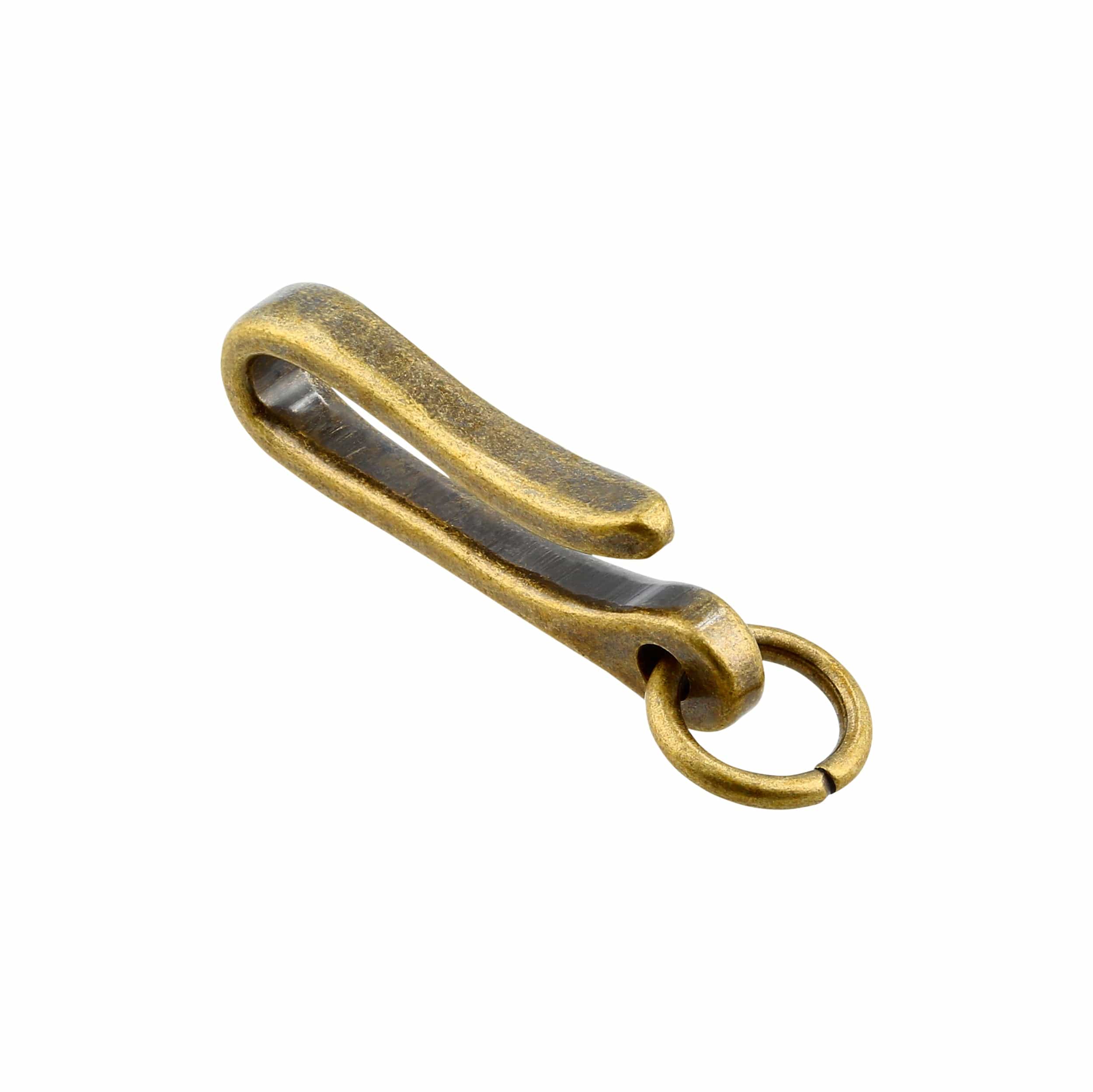 16mm Antique Brass, Fish Hook, Solid Brass, #P-3146-ANTB