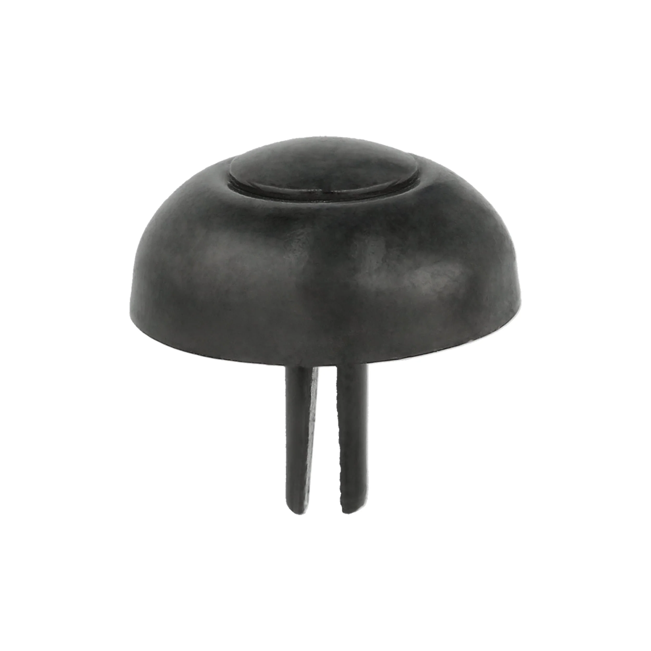 17mm Black, Bottom Stud, Steel-PK10, #201-6-16-BLK