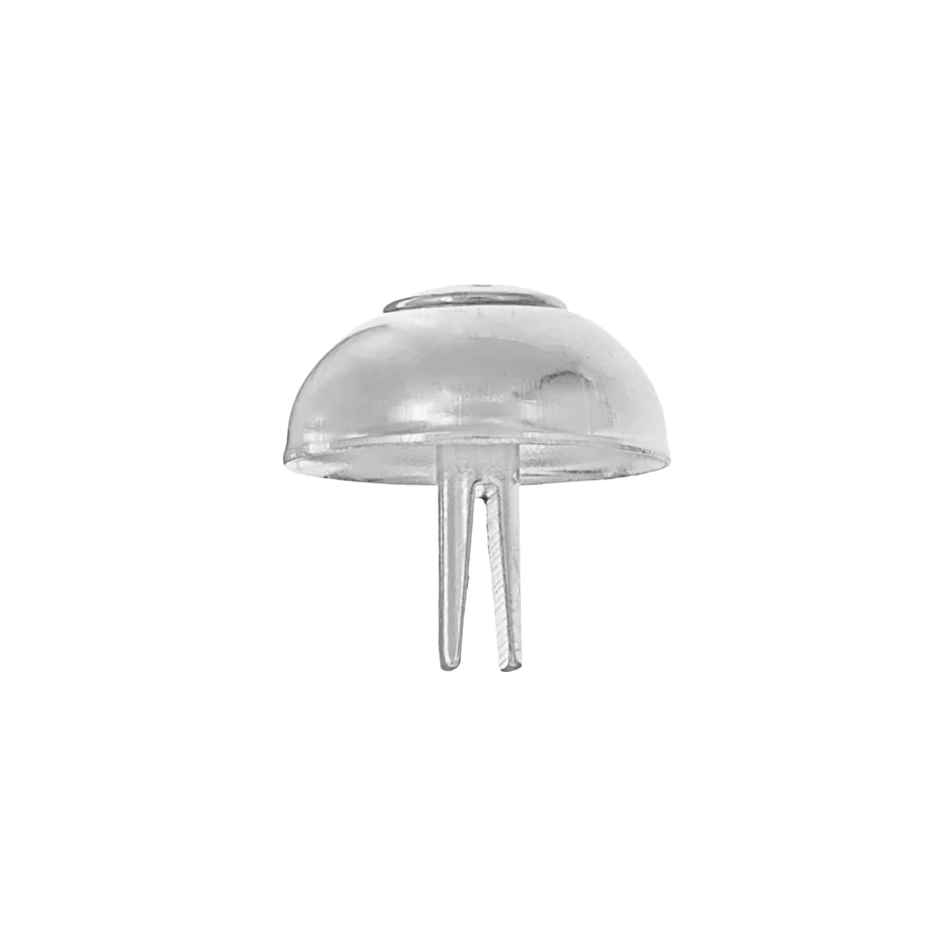 17mm Nickel, Round Handbag Bottom Stud, Steel-PK10, #312-6-16-NP