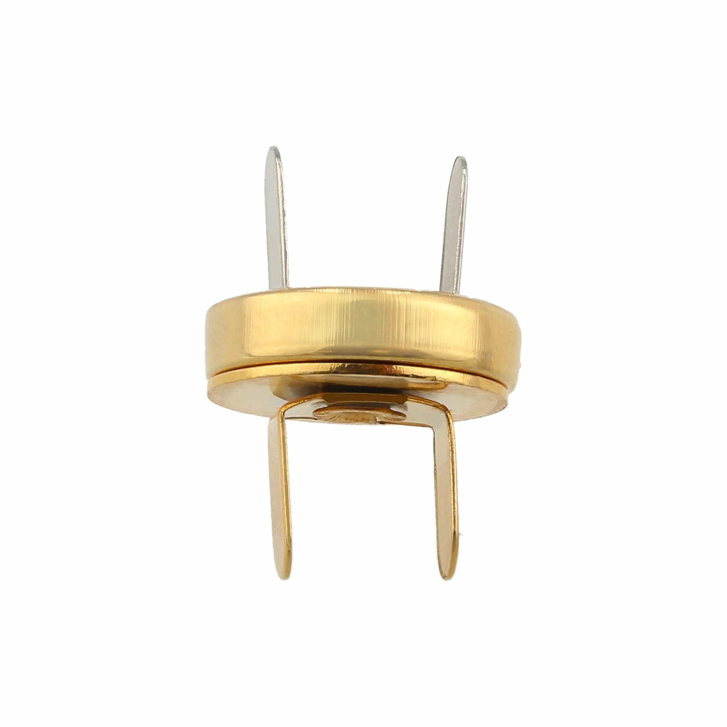 18mm Gold, Thin Profile Magnetic Snap, Steel, #P-2364-GOLD