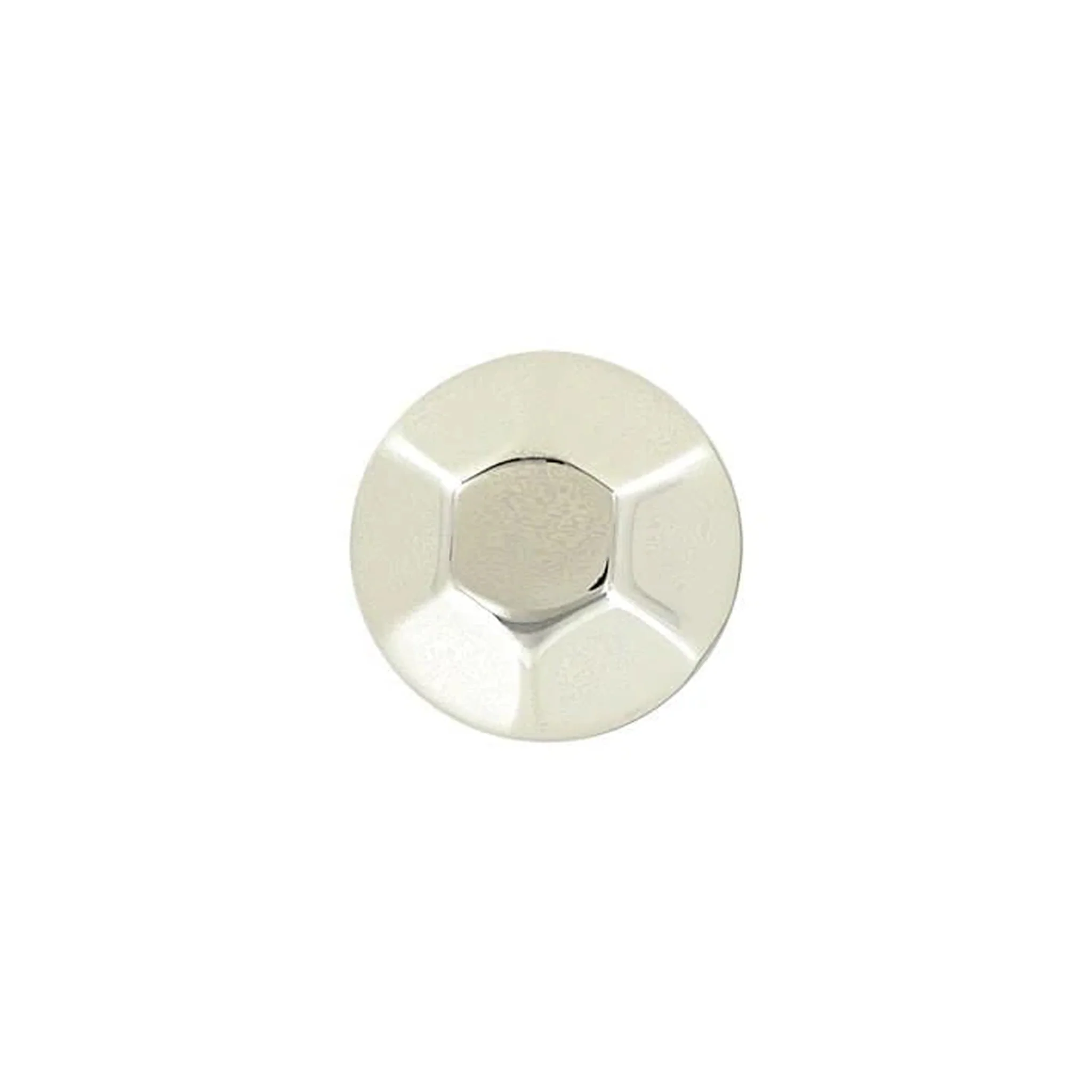 20mm Nickel, Hexigon Stud With Screw, Zinc Alloy, #P-2817-NIC