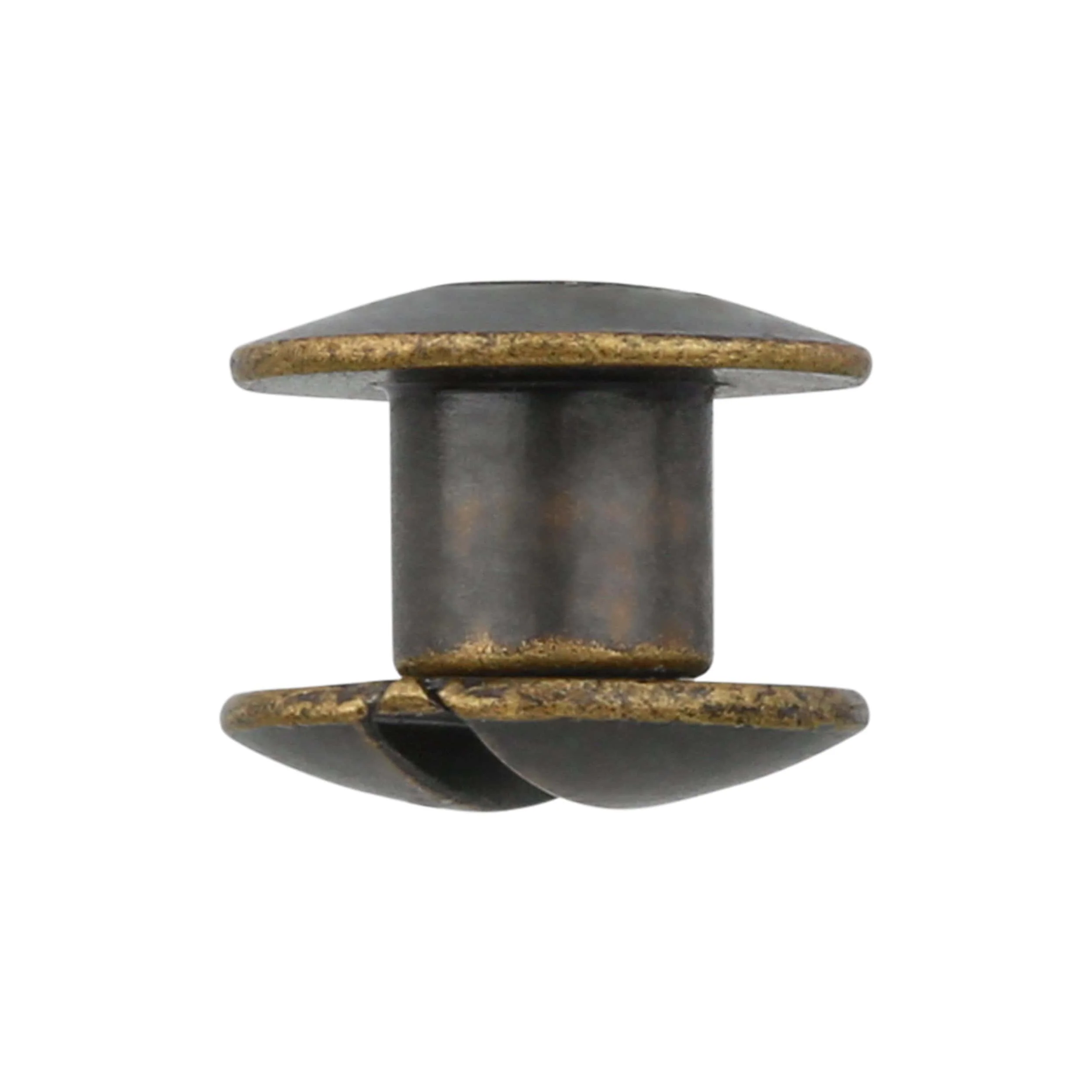3/16" Antique Brass, Open Hole Chicago Screw, Solid Brass PK10, #L-156-3-16-ANTB 1 4197-3-16-antique-brass-open-hole-chicago-screw-solid-brass-pk10-l-156-3-16-antb-1.webp